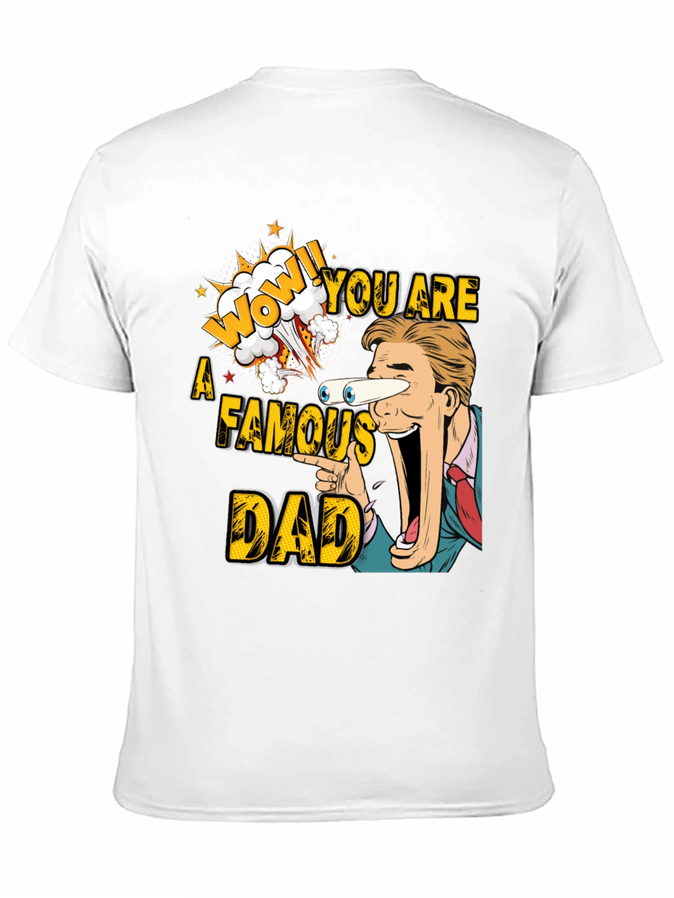 Black Funny Famous Dad T-Shirt  view 11
