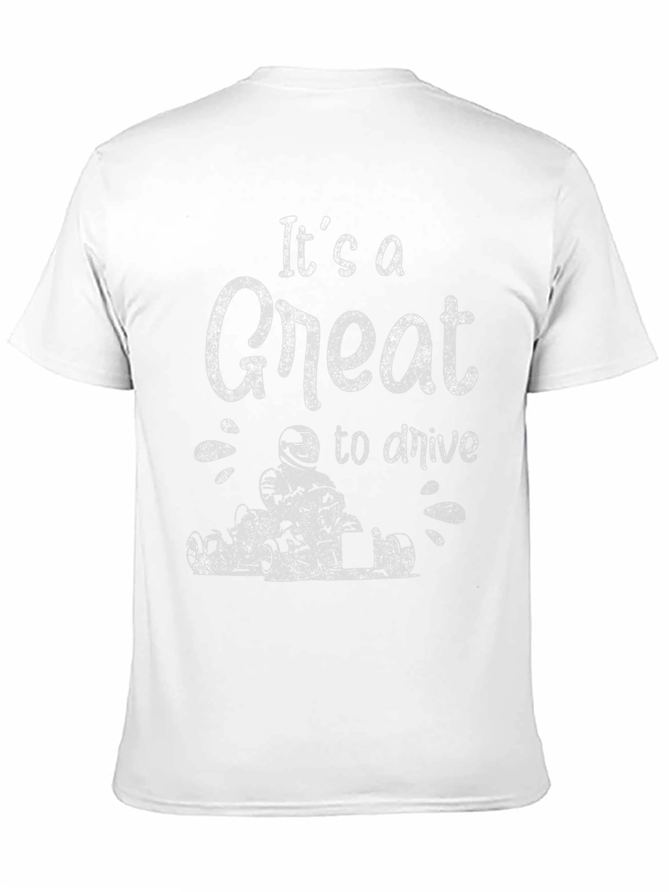 Black It's a Great Day to Drive Kart Racing T-Shirt view 11