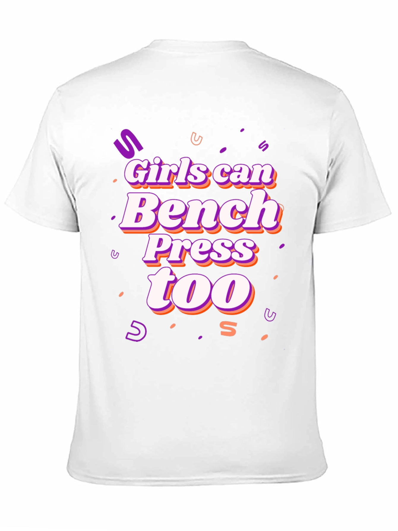 Black Girls Can Bench Press Too T-Shirt view 11