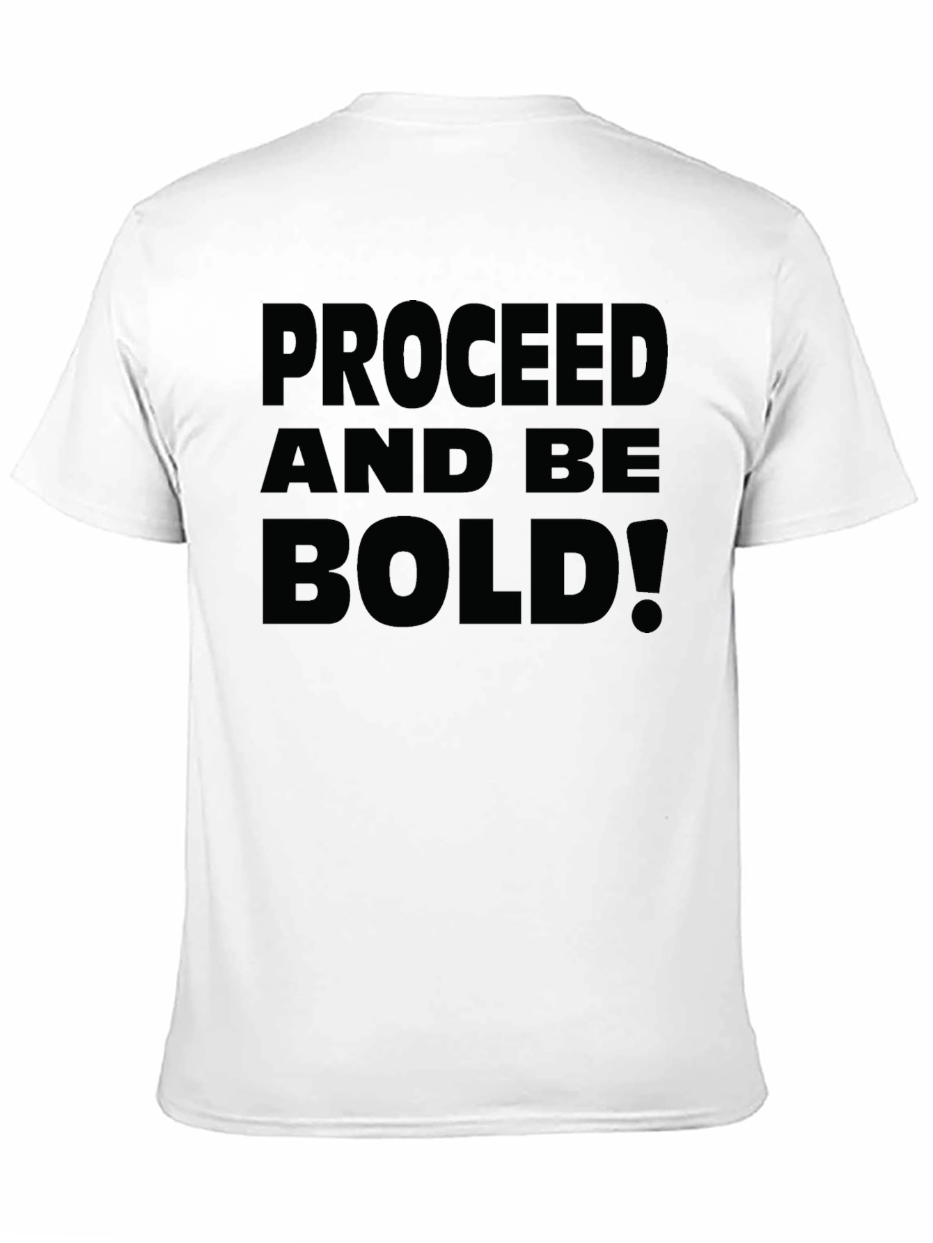 Black Proceed and Be Bold! Graphic Tee - Black view 11