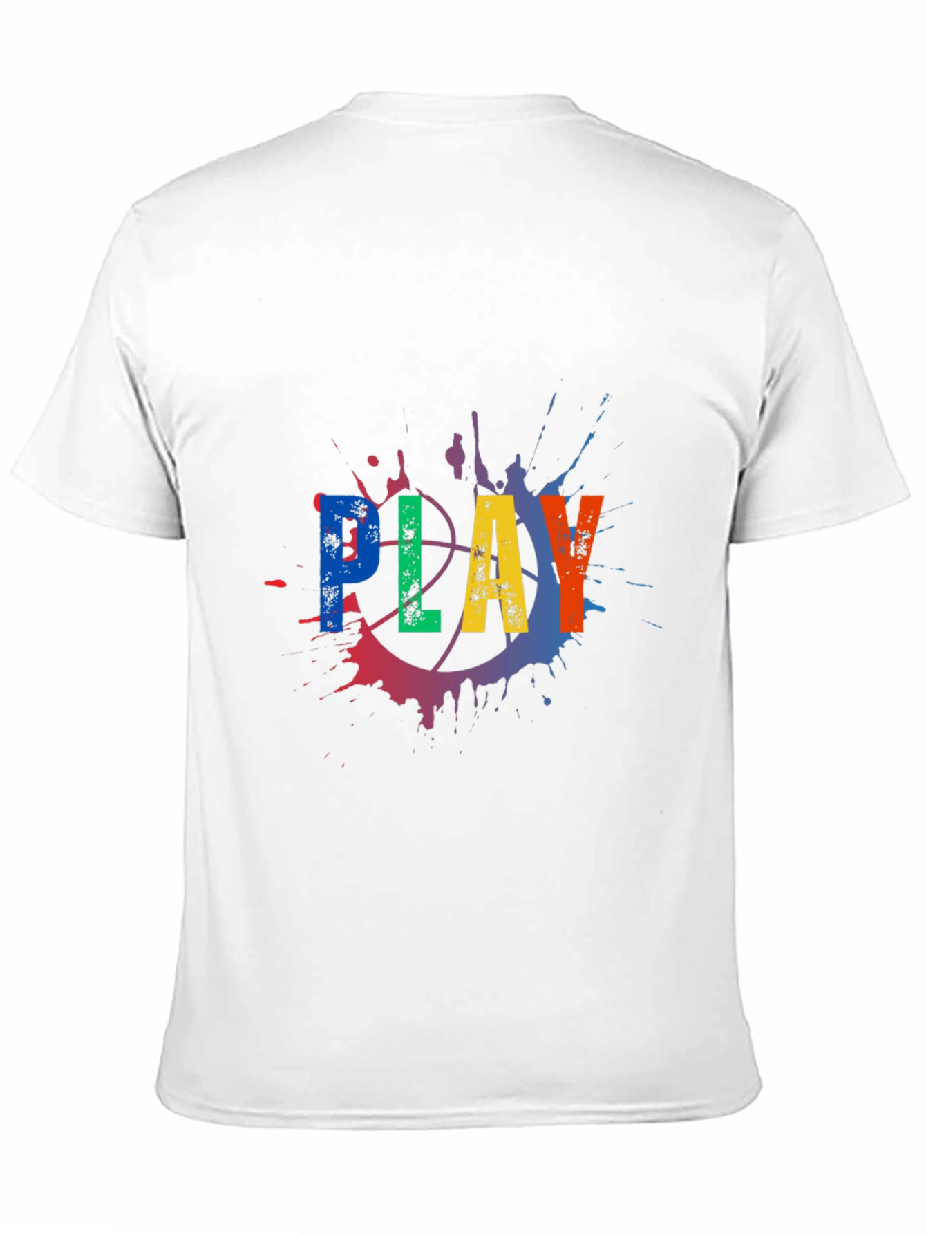 Black Play Basketball Graphic Tee - Men's Black T-Shirt view 11