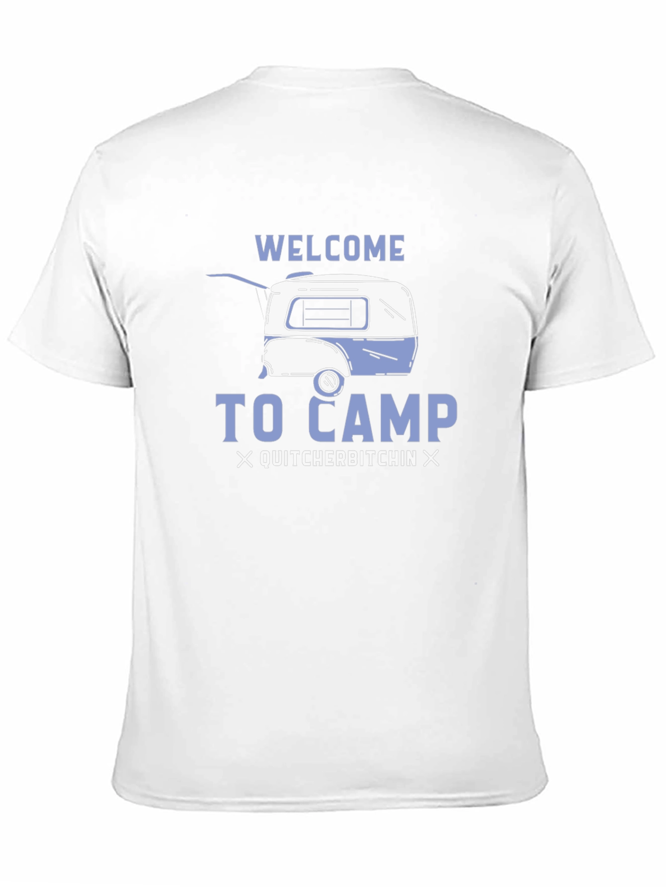 Black Welcome to Camp Novelty Graphic T-Shirt view 11
