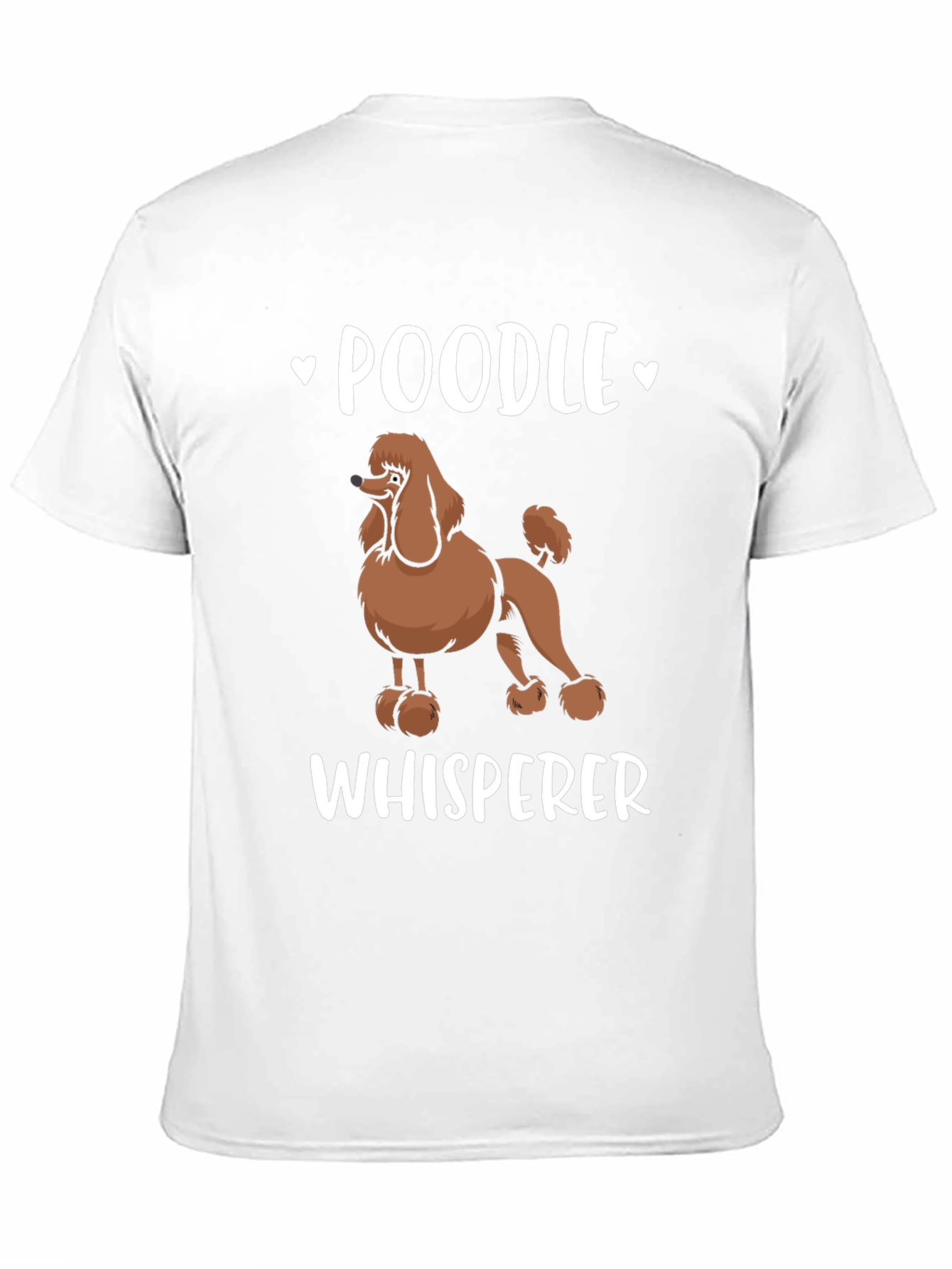 Black Poodle Whisperer Black T-Shirt view 11