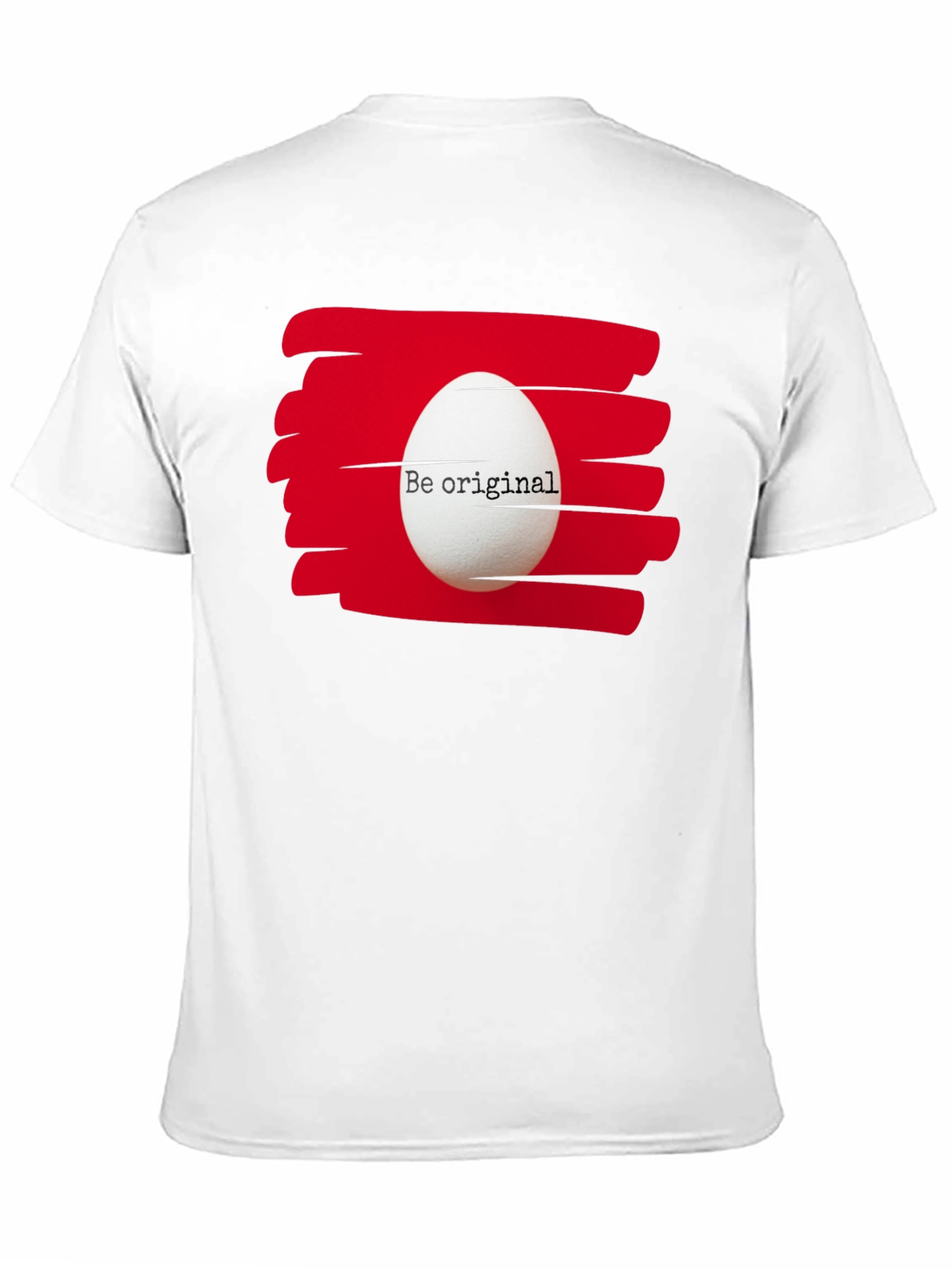 Black Be Original Egg Graphic Tee - Black view 11