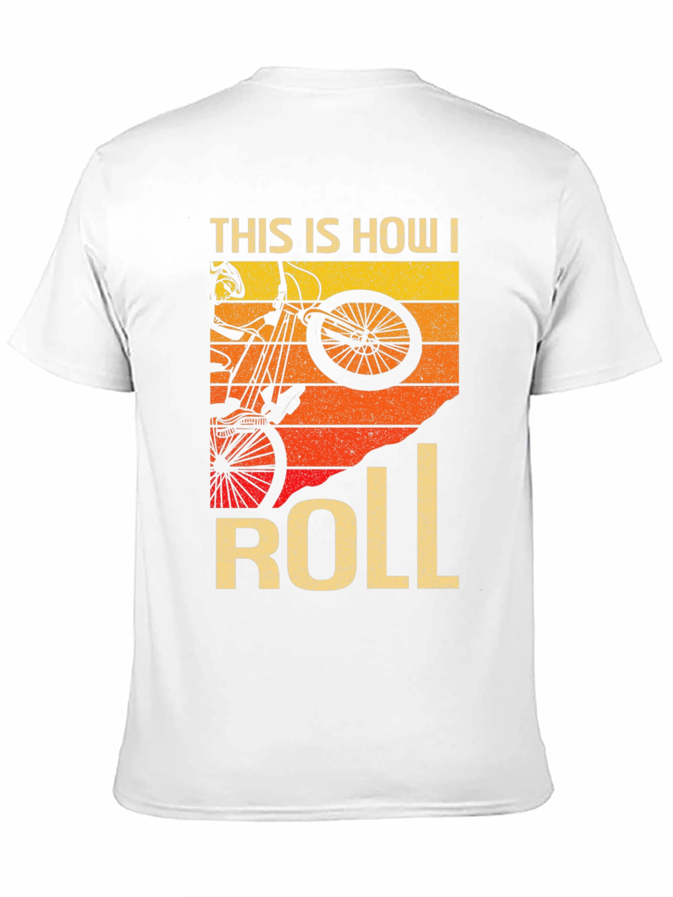 Black This Is How I Roll Retro Biker T-Shirt view 11