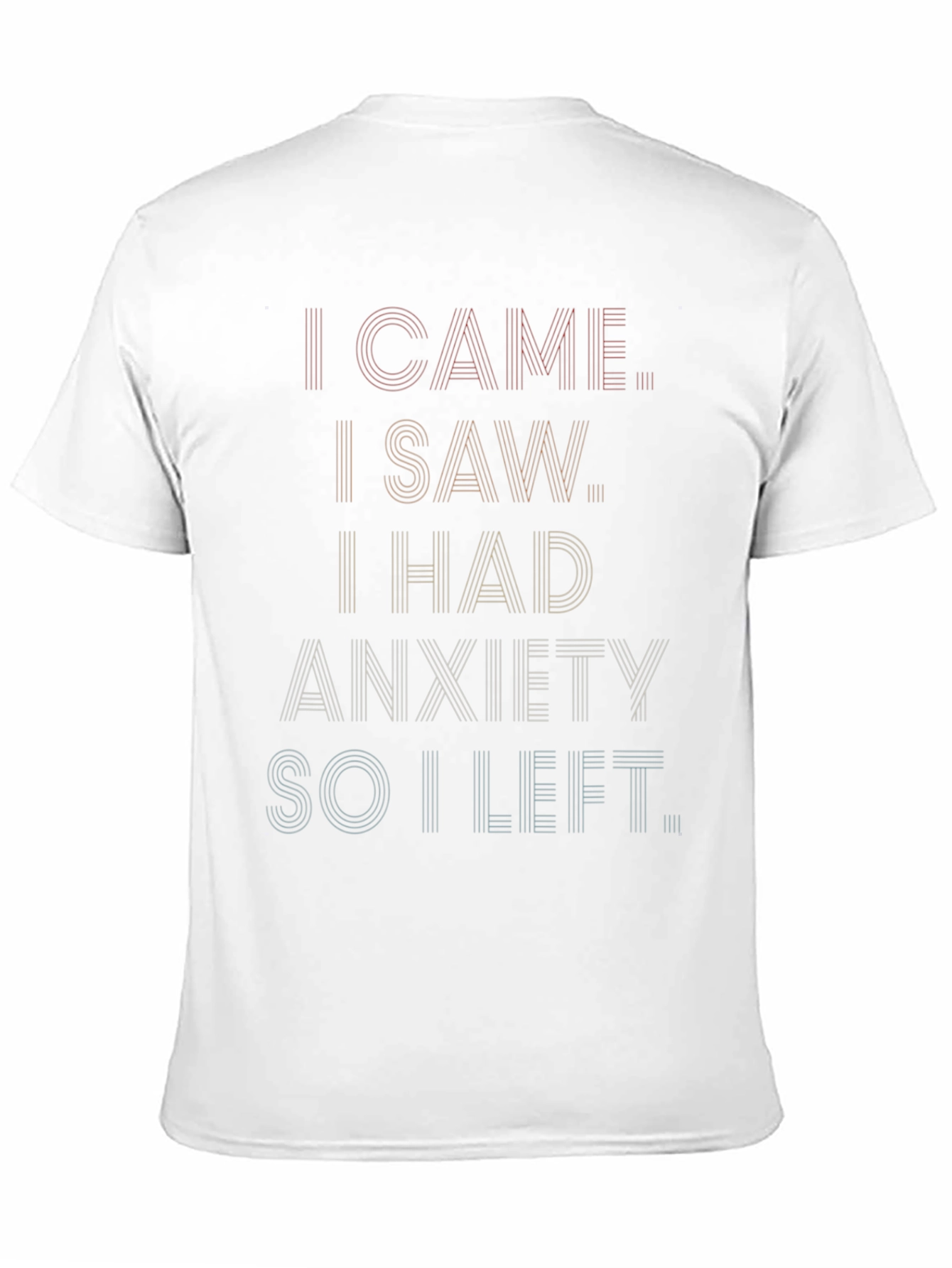 Black Anxiety Humor T-Shirt - Introvert Tee view 11