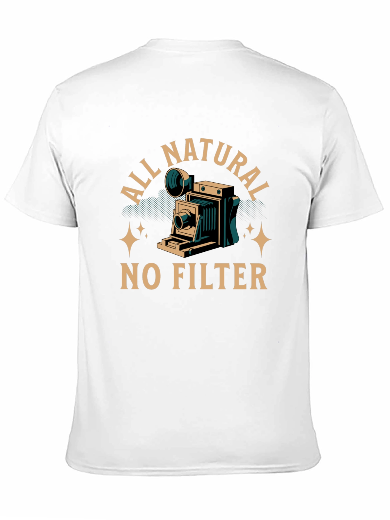 Black All Natural No Filter Graphic Tee view 11
