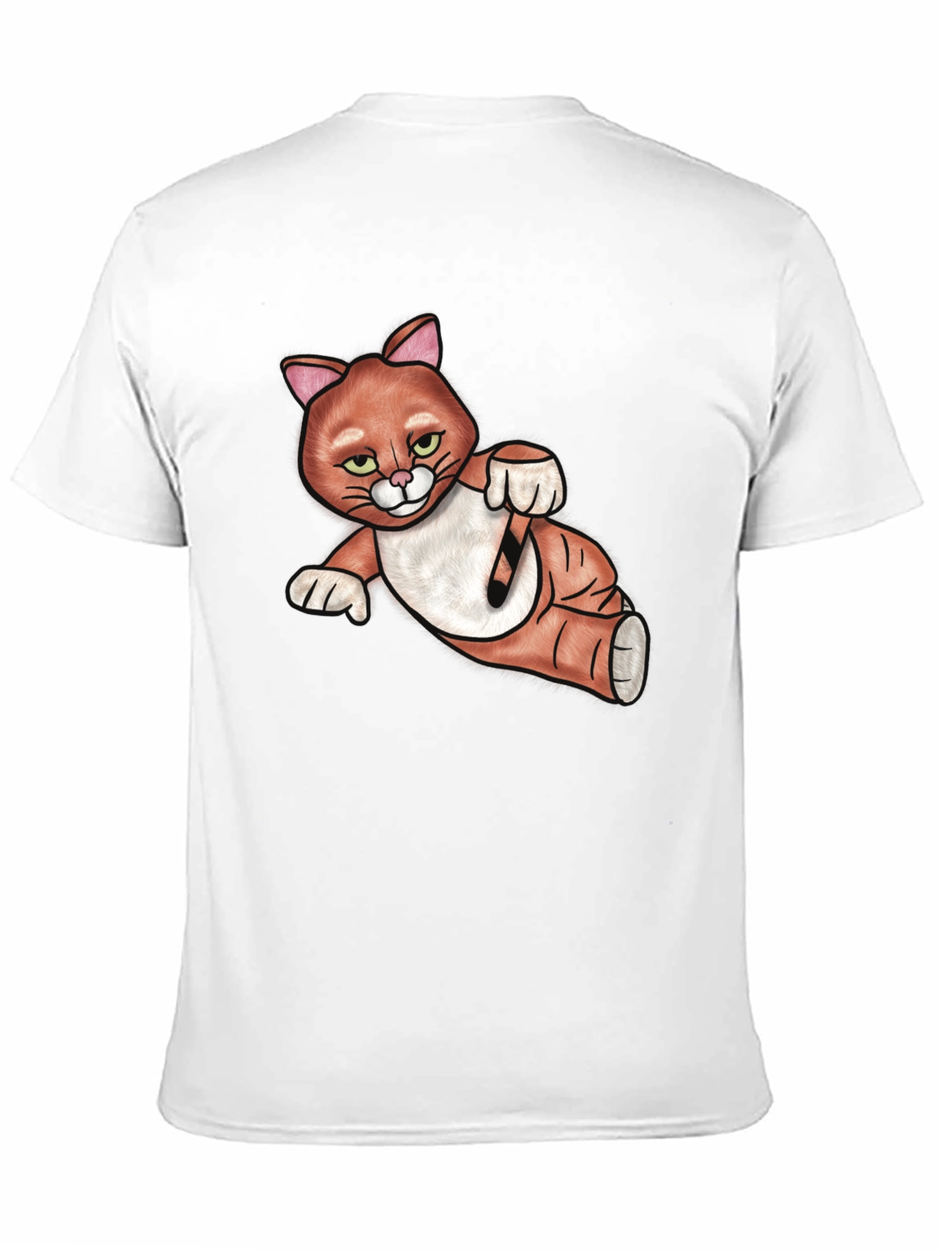Black Cool Cat Graphic T-Shirt view 11