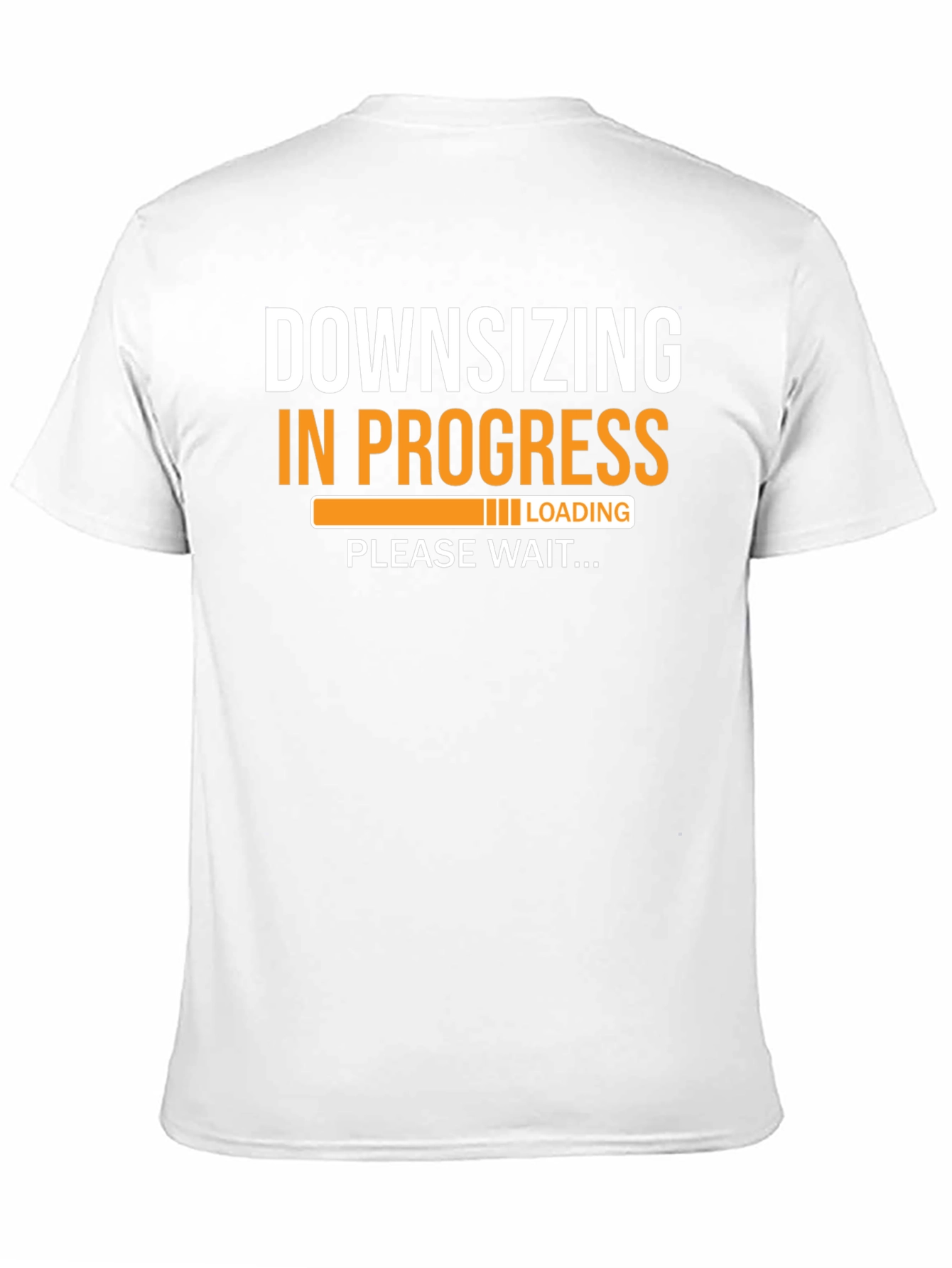 Black Downsizing in Progress Funny T-Shirt view 11