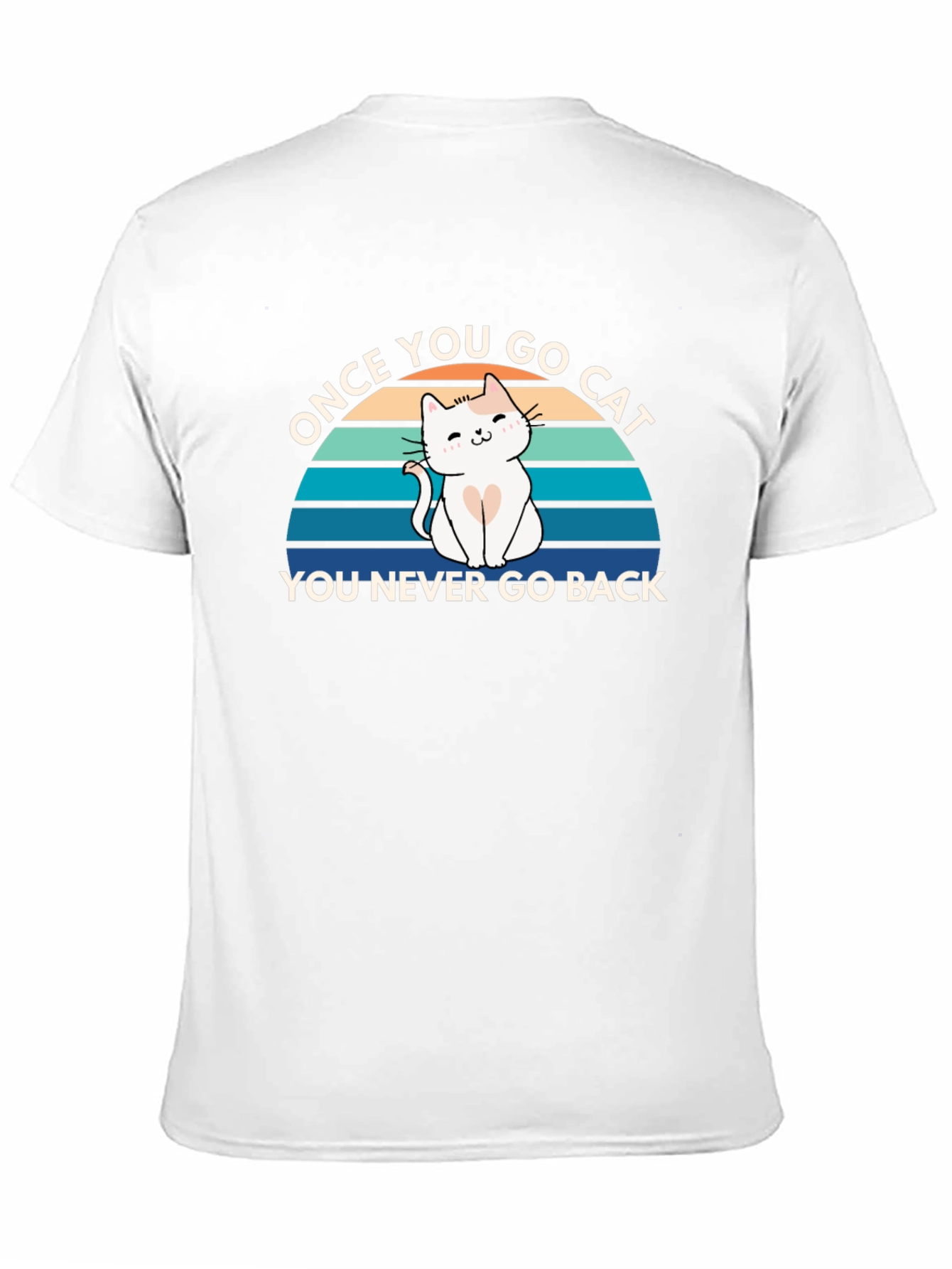 Black Once You Go Cat T-Shirt - Unisex Funny Kitten Tee view 11