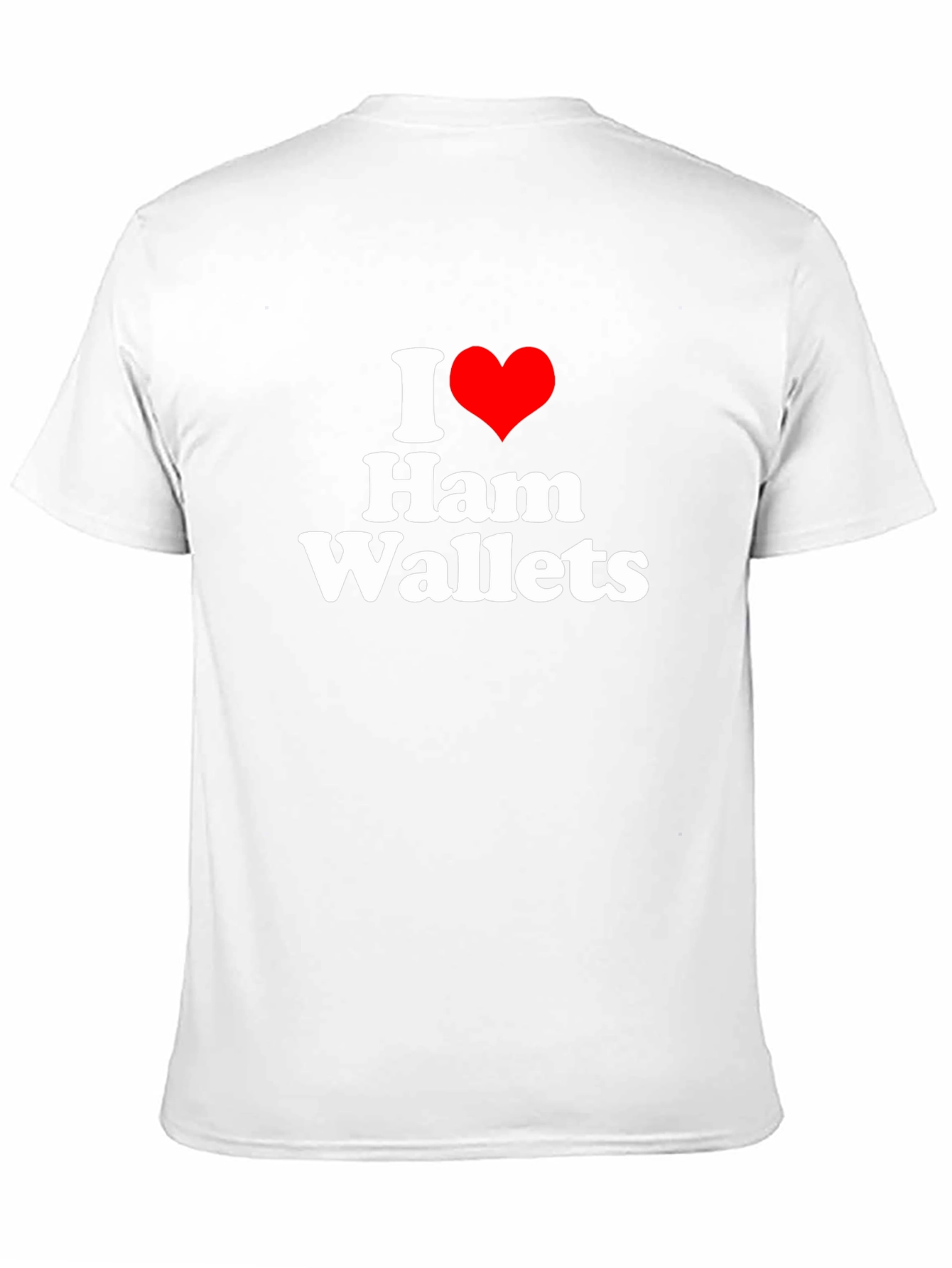 Black I Heart Ham Wallets Funny Graphic Tee view 11