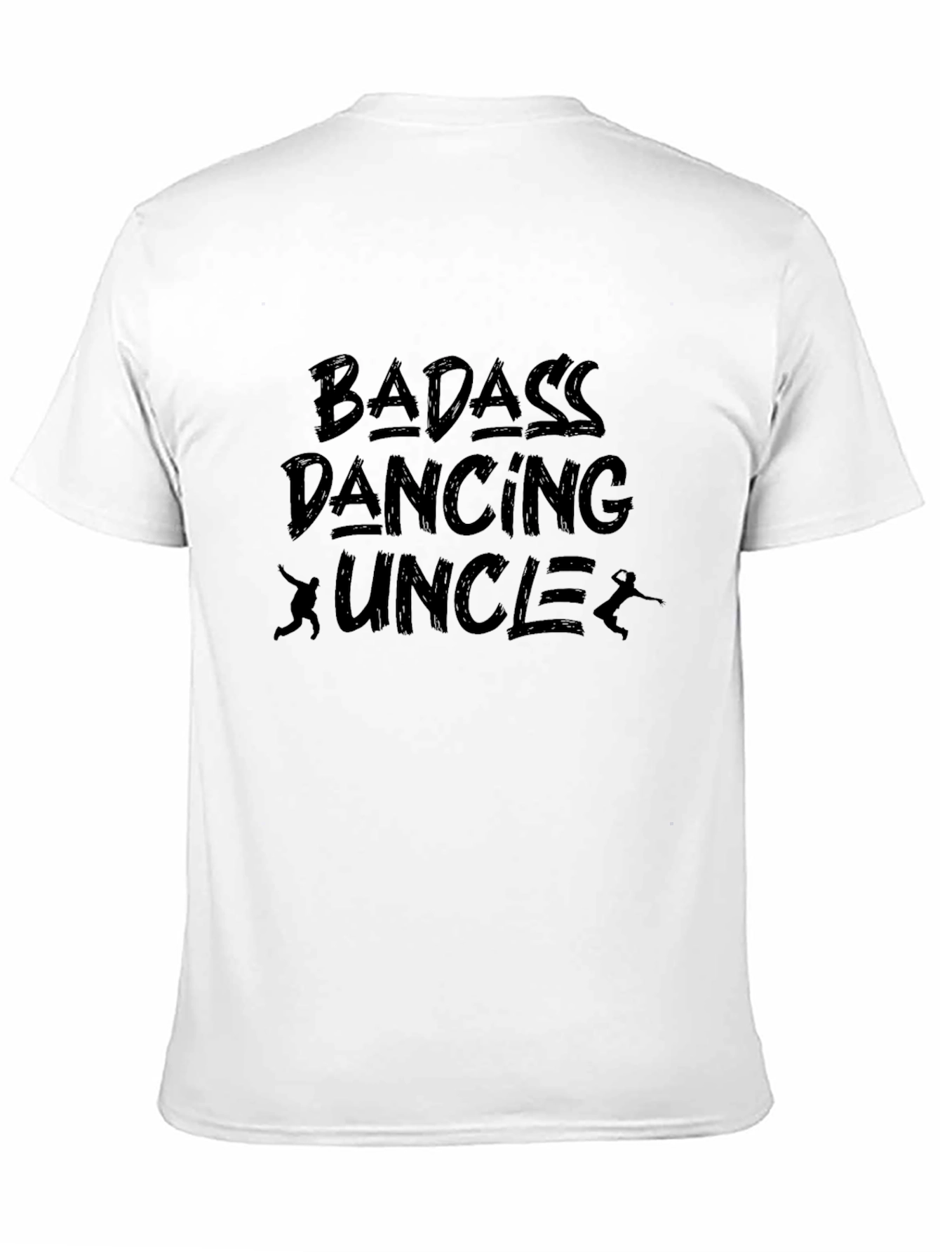 Black Badass Dancing Uncle T-Shirt - Black view 11