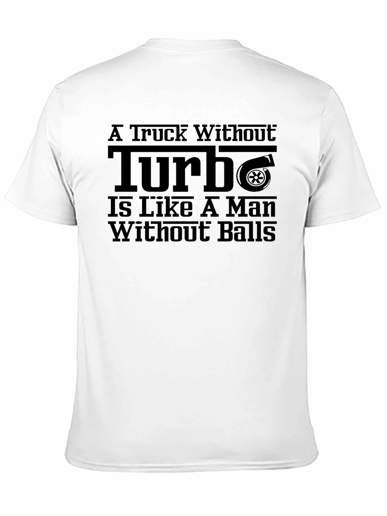 Black Turbo Truck T-Shirt: Funny Diesel Lover Tee view 11