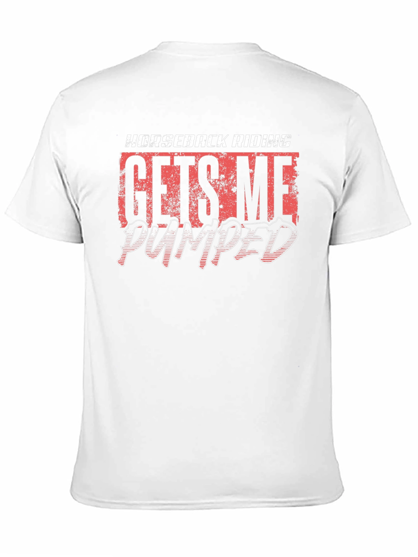 Horseback Riding Gets Me Pumped Black T-Shirt - 11