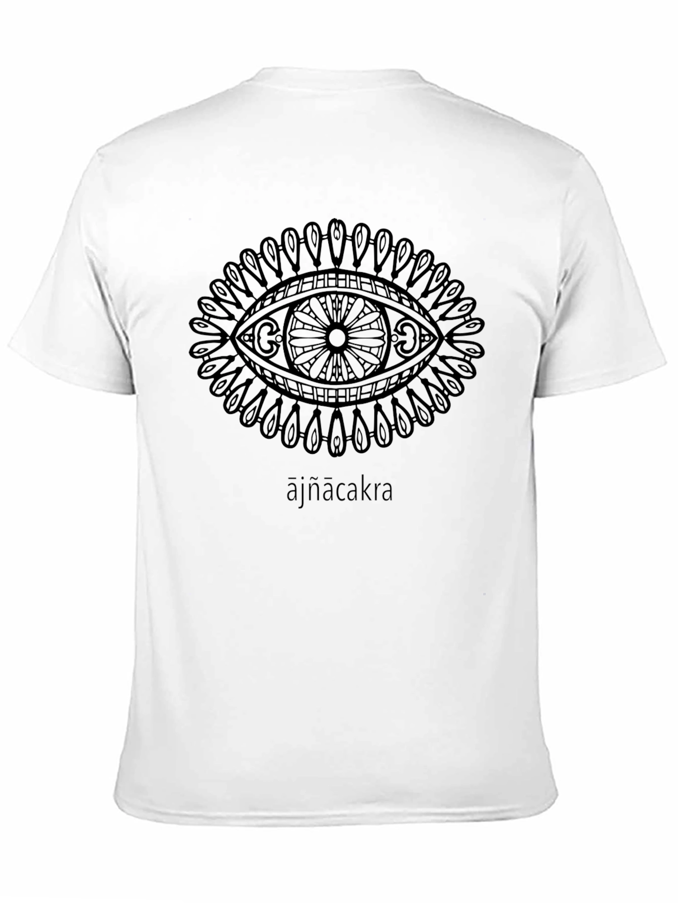 Black Ajna Chakra Eye Graphic Tee - Black view 11