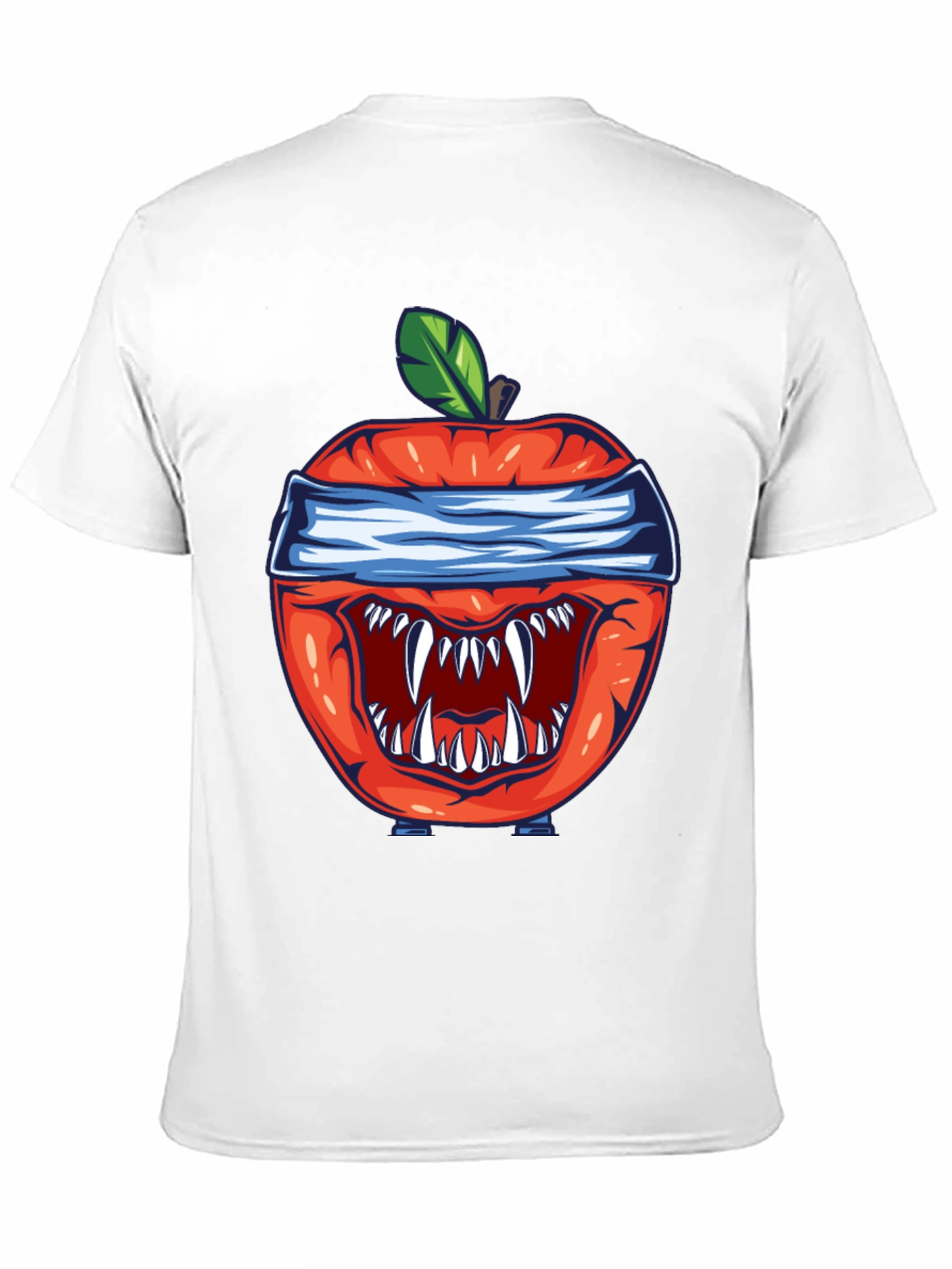 Black Monster Apple Graphic Tee - Unique Design view 11