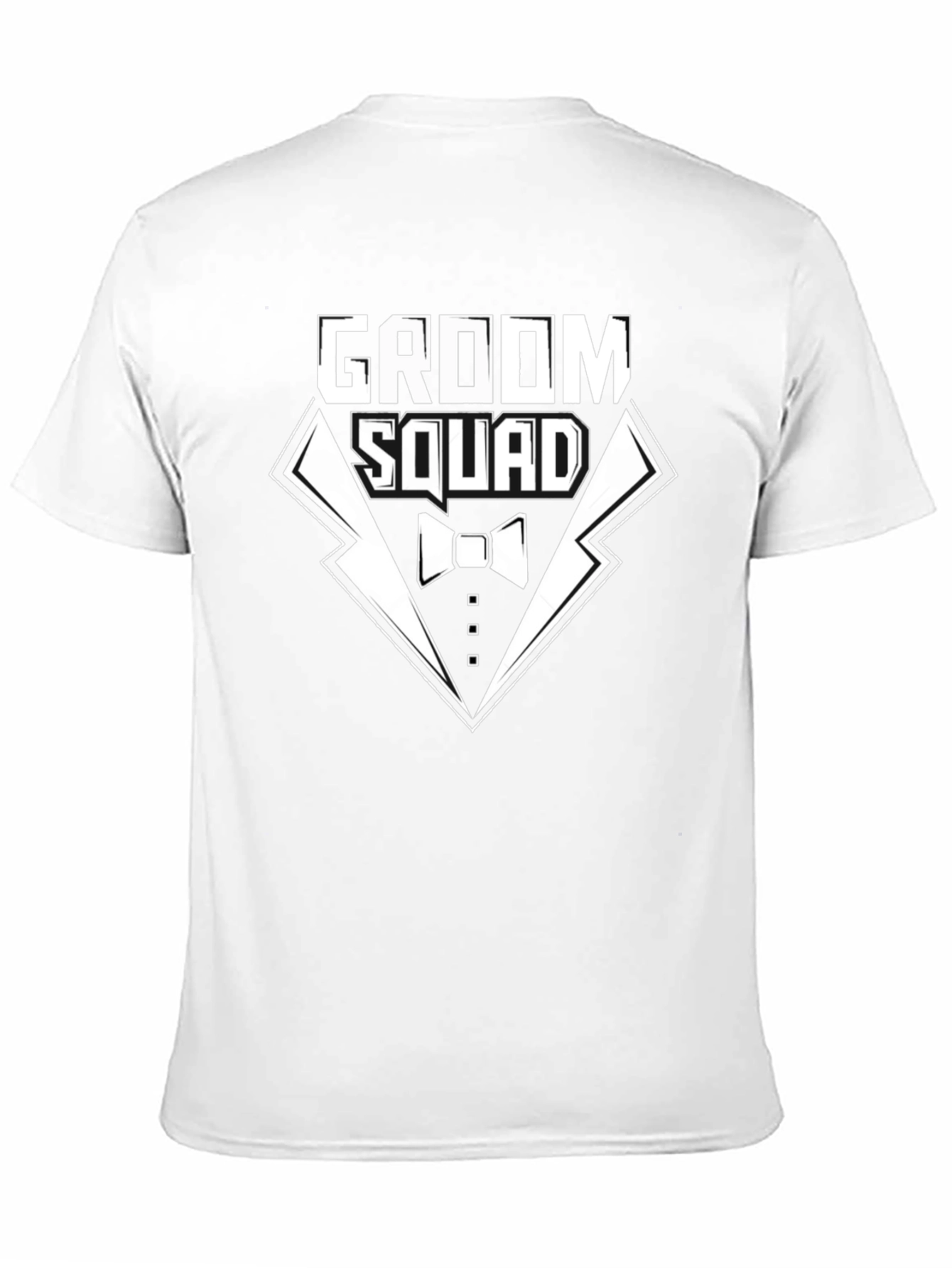 Groom Squad Black T-Shirt Wedding Party Apparel - 11