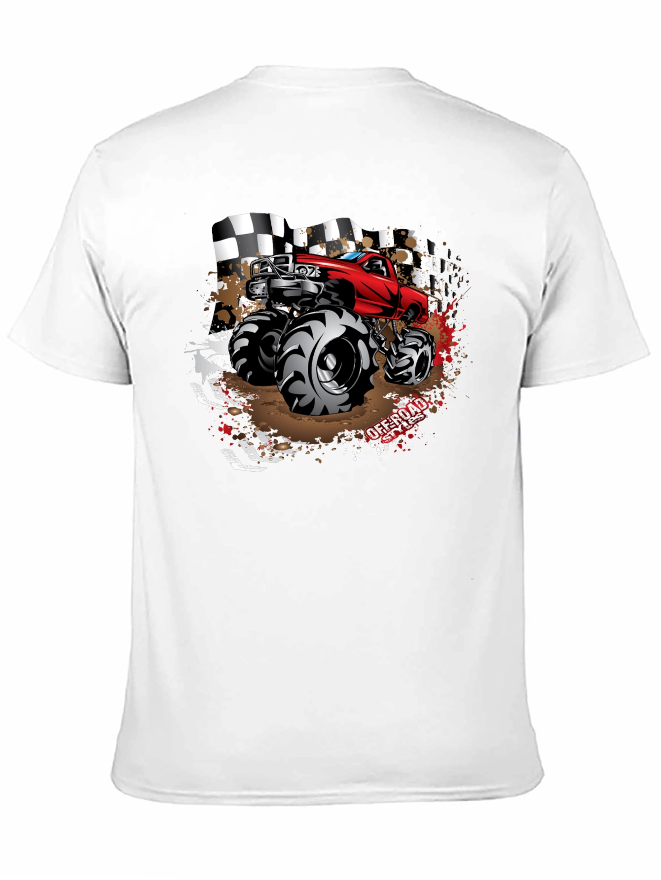 Black Monster Truck Off-Road T-Shirt view 11