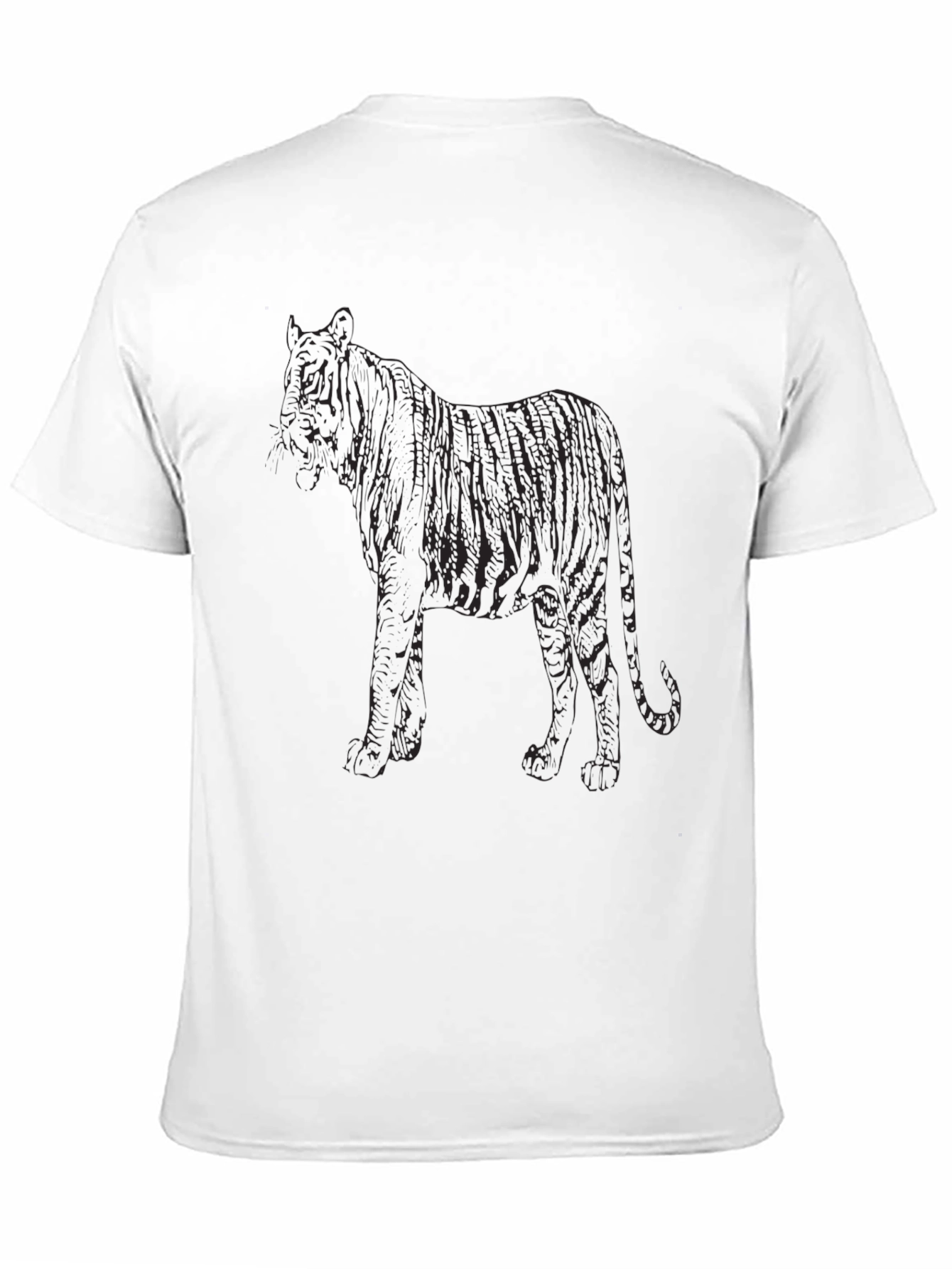 Black Black Tiger Graphic Tee | Casual Style view 11