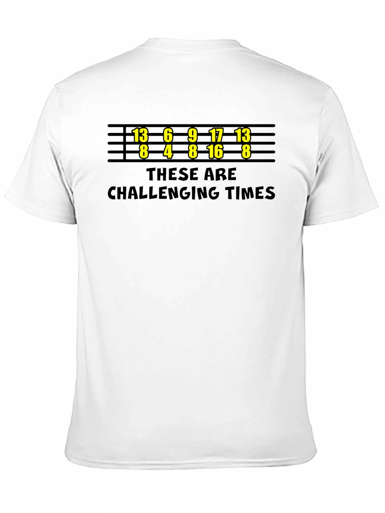 Black Challenging Times T-Shirt - Funny Bowling Numbers view 11