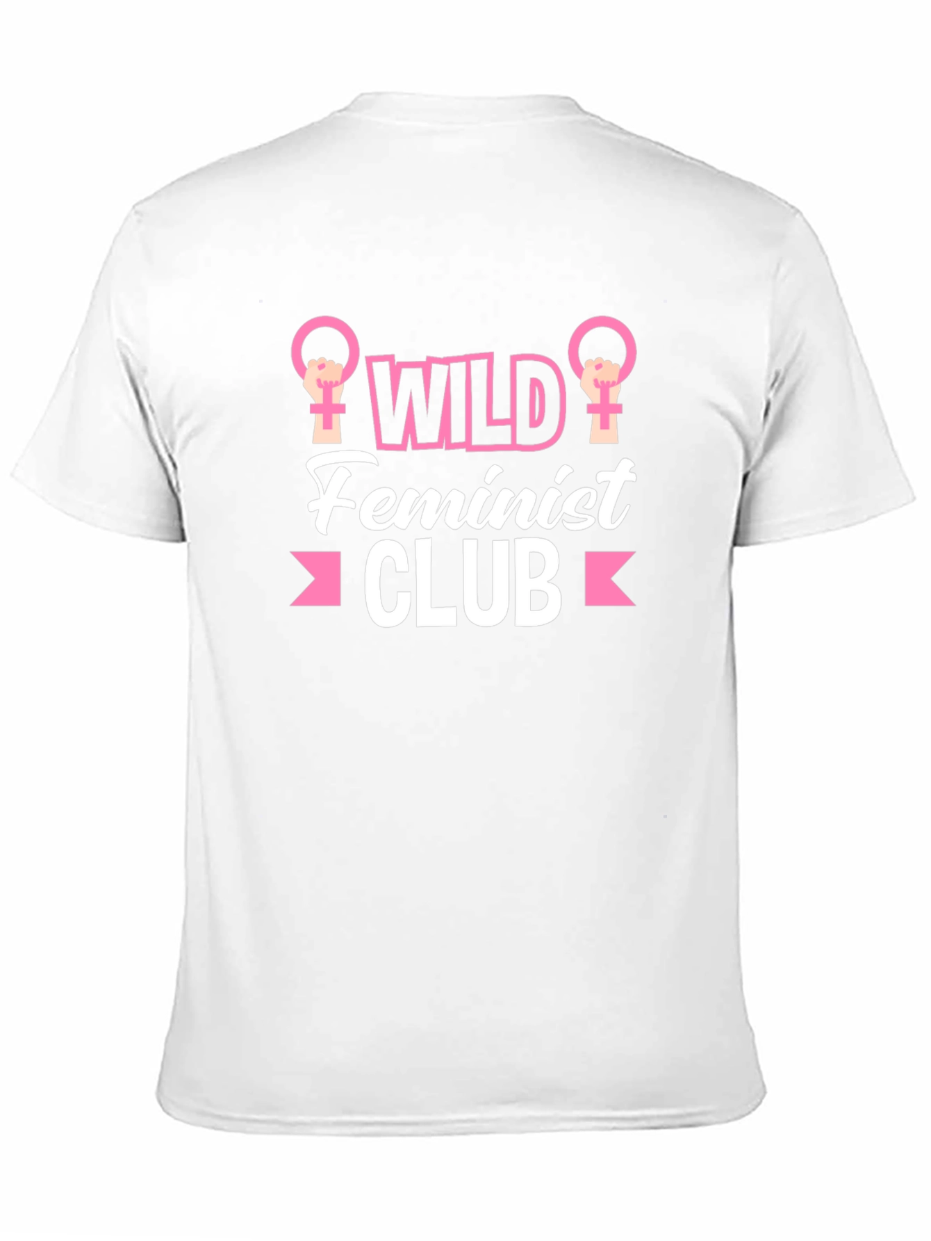 Black Wild Feminist Club Graphic T-Shirt view 11