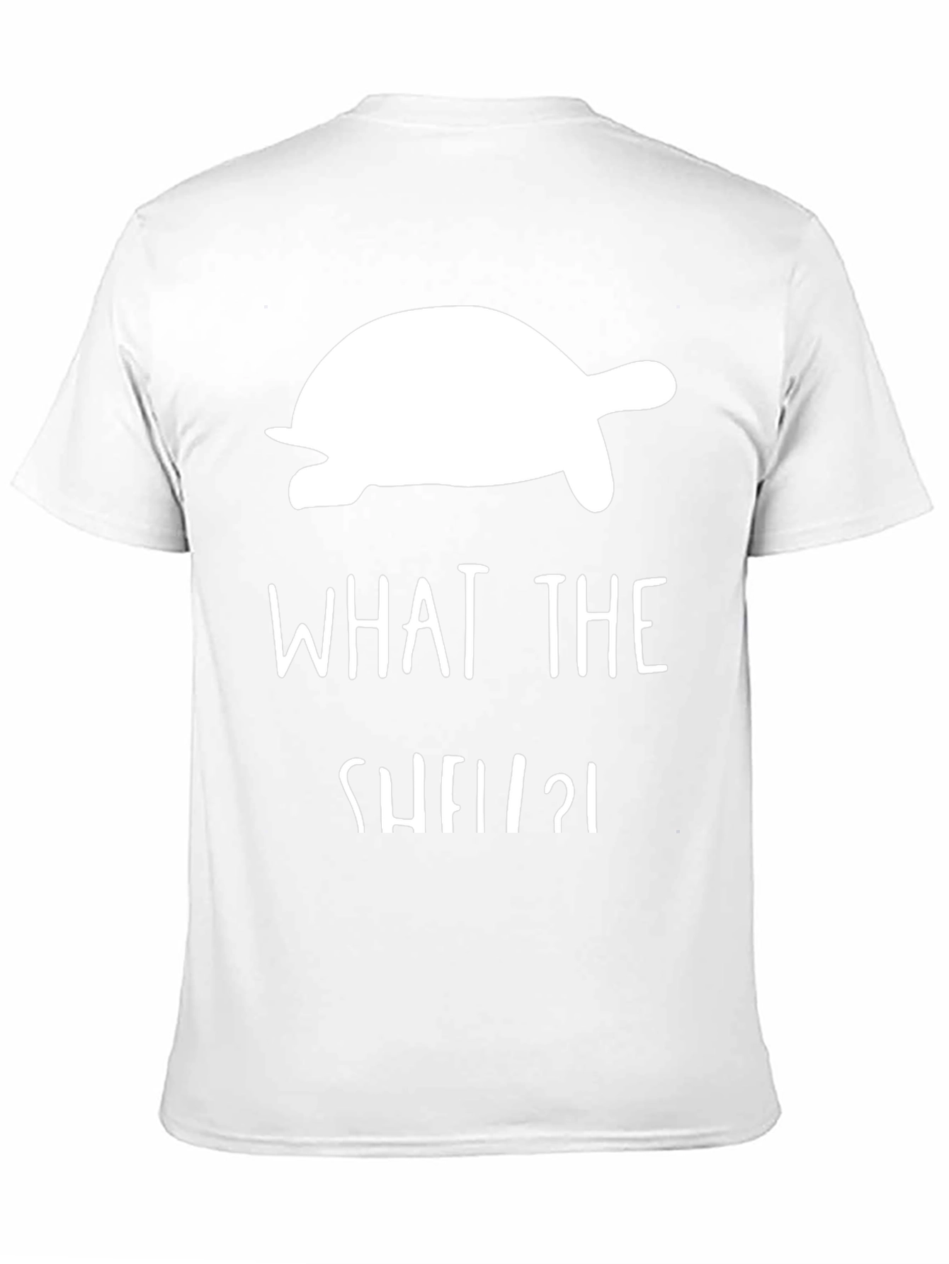 Black What the Shell Turtle T-Shirt view 11