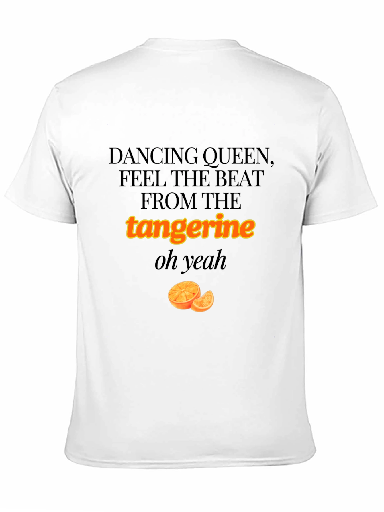 Black Dancing Queen Tangerine Graphic T-Shirt view 11