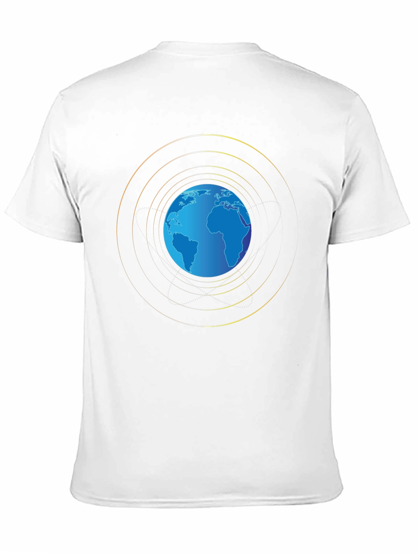 Black Globe Graphic Black T-Shirt view 11