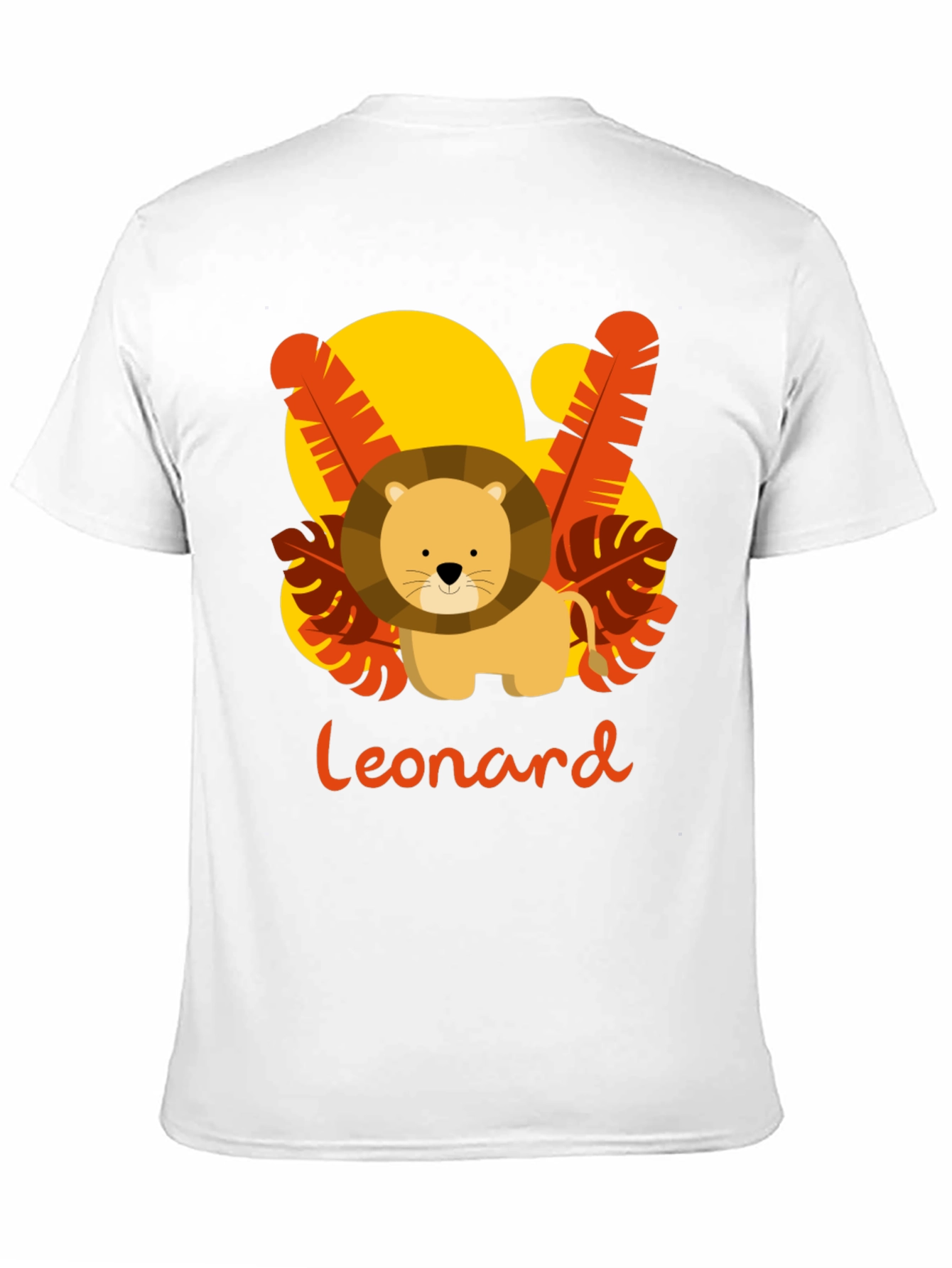 Black Personalized Lion Cub T-Shirt view 11