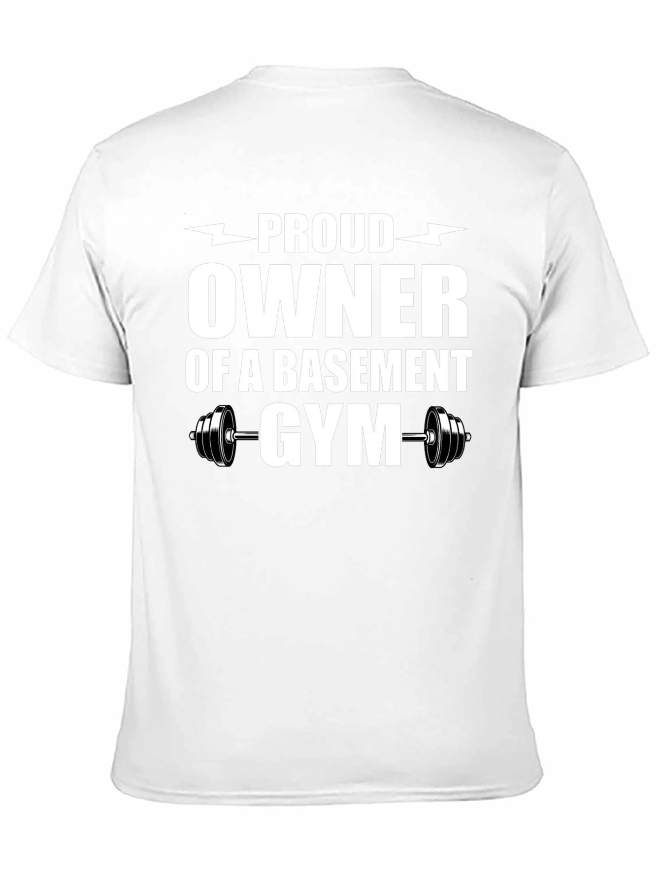 Black Proud Owner Basement Gym T-Shirt view 11