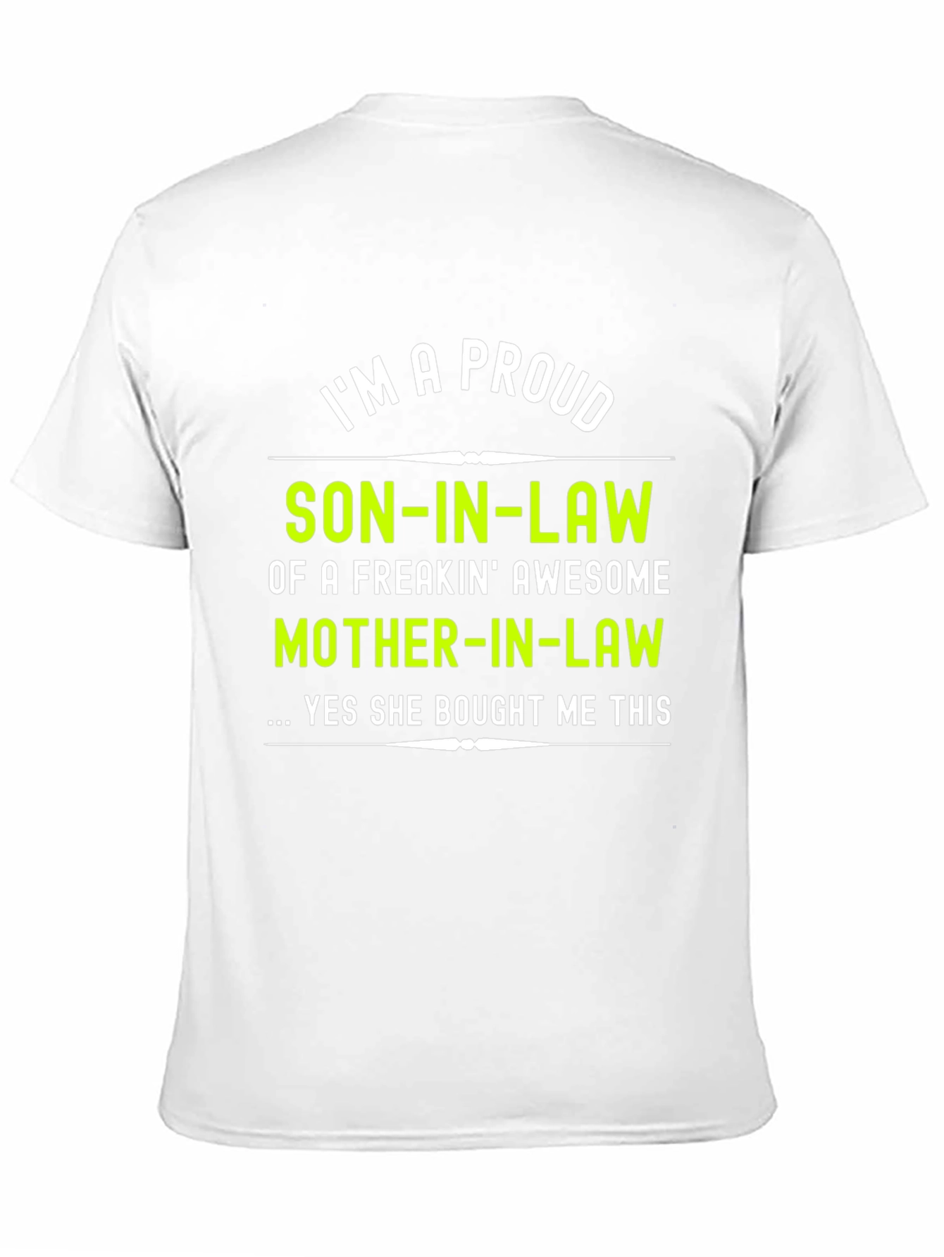 Black Proud Son-In-Law Graphic T-Shirt view 11