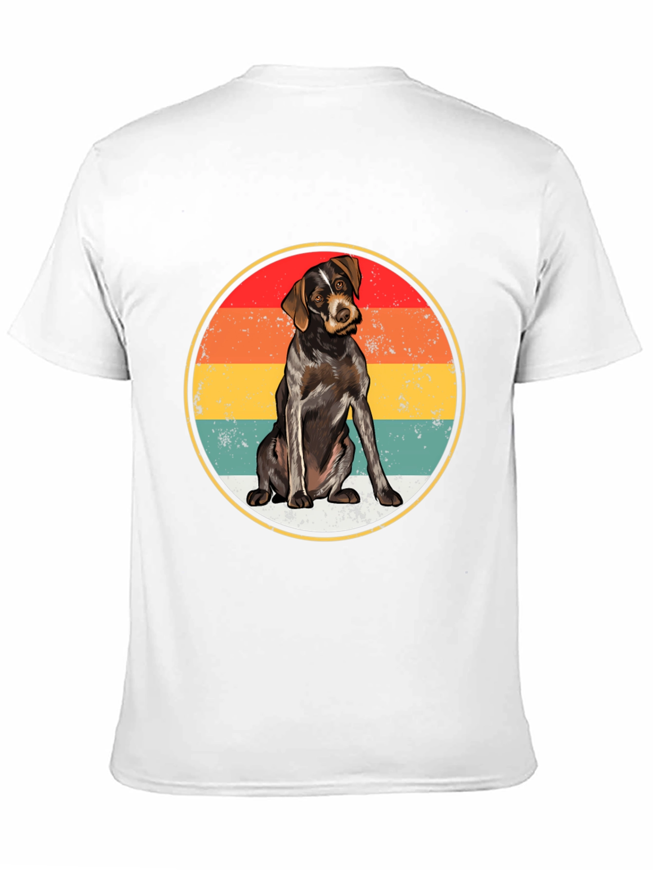 Black Vintage Dog Graphic Tee - Black T-Shirt view 11