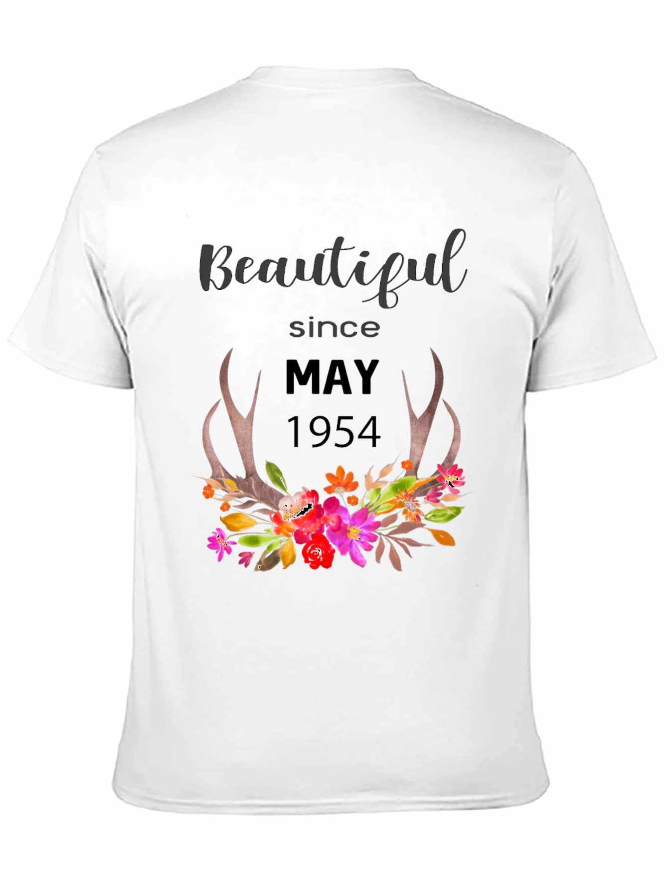 Black Beautiful Since May 1954 Floral Tee view 11