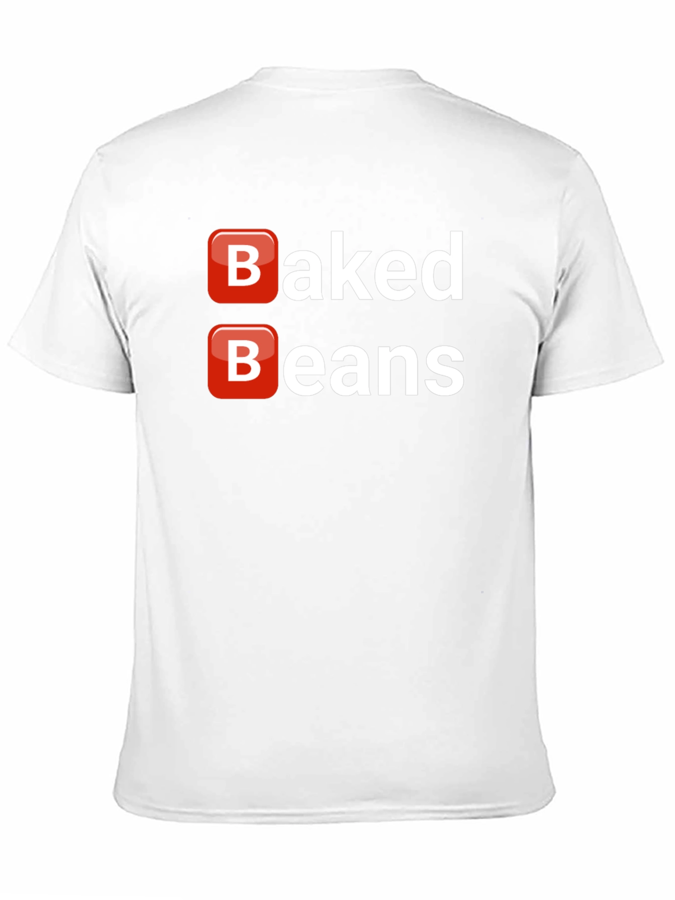 Black Baked Beans T-Shirt - Funny Food Tee view 11