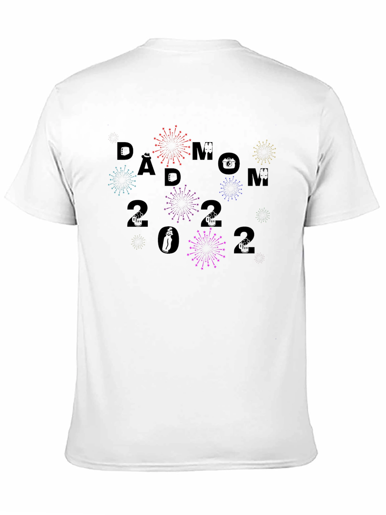 Black Dad Mom 2022 Graphic Tee view 11