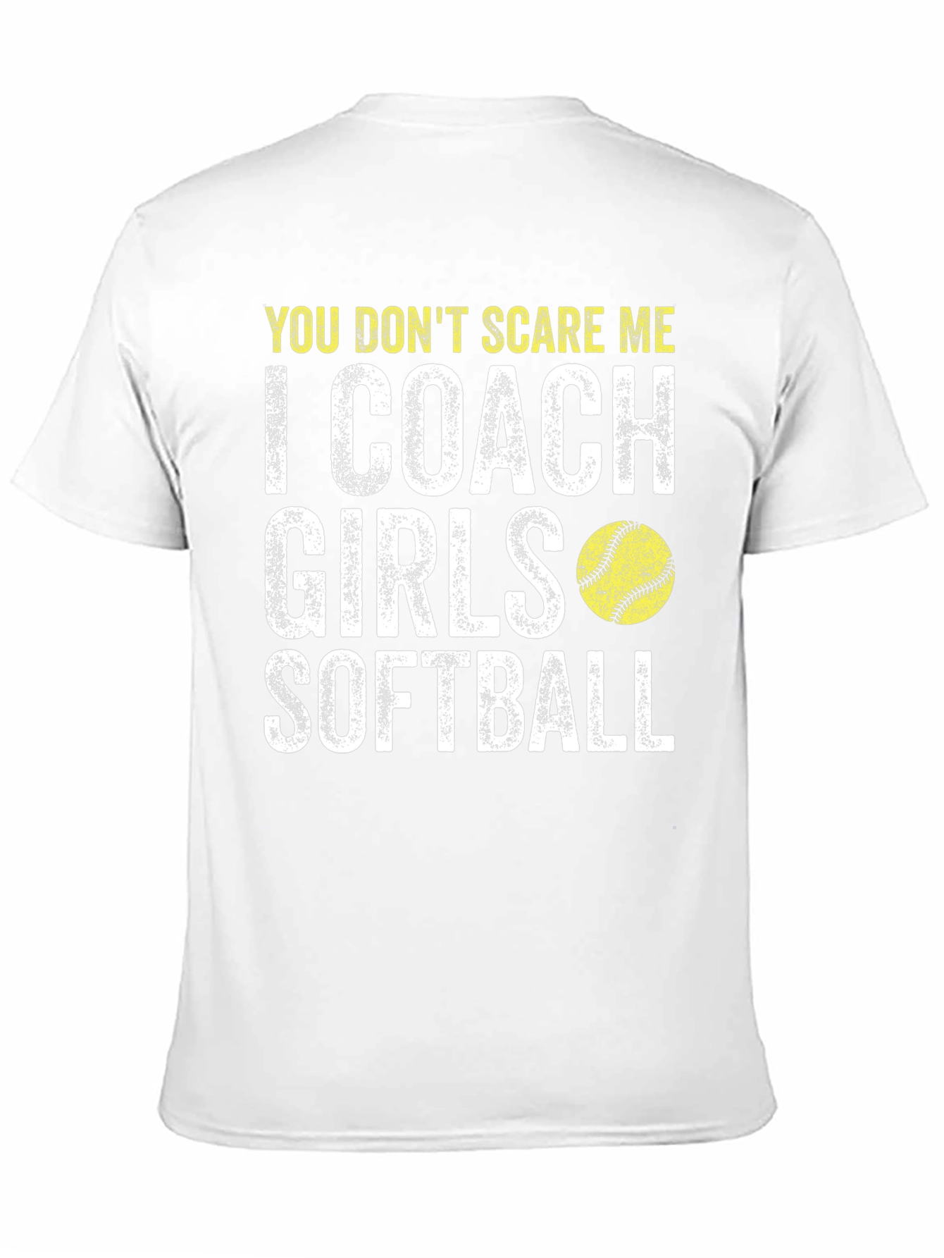 Black Coach Girls Softball T-Shirt view 11