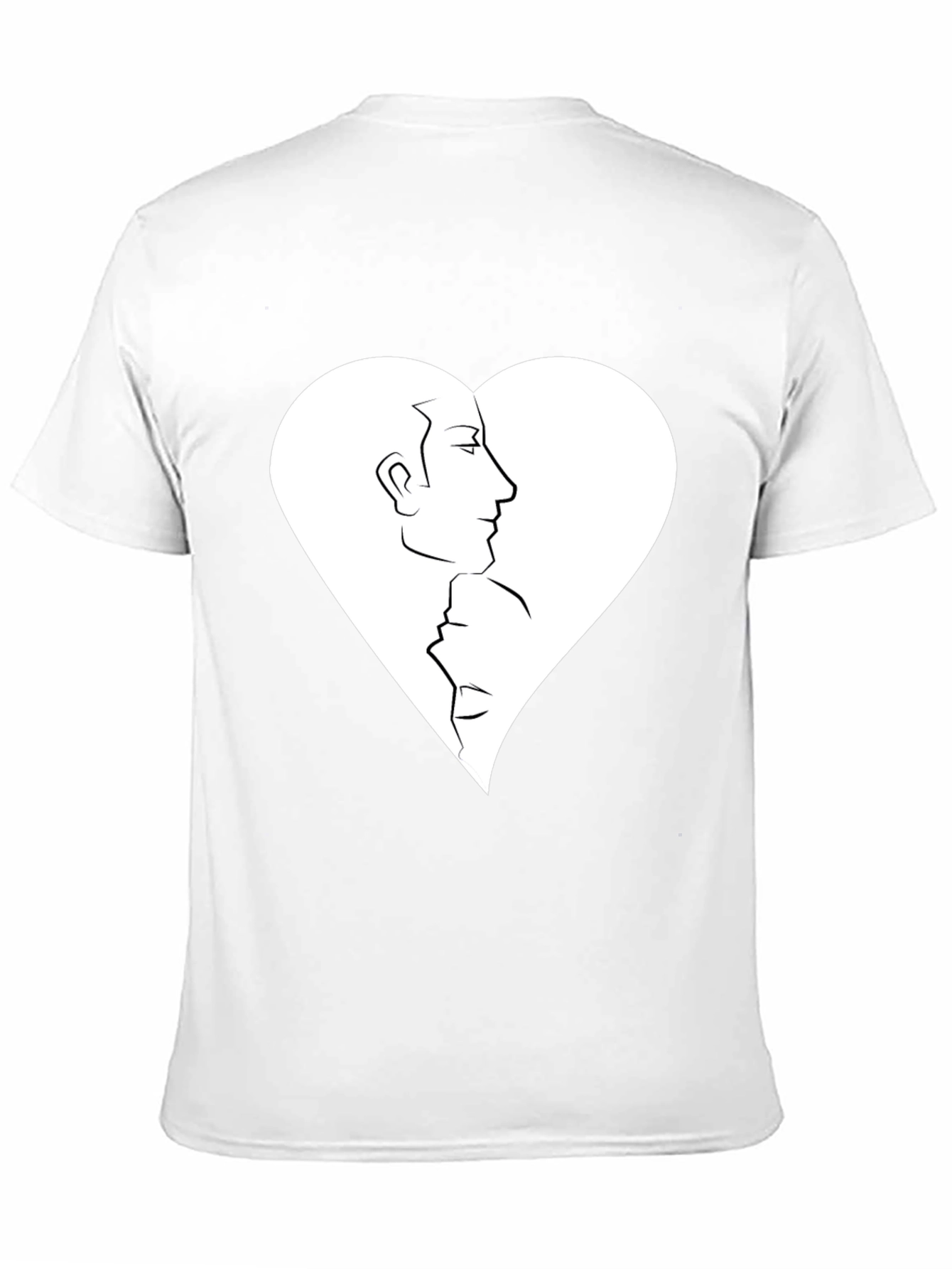 Black Heart Faces Graphic Tee - Black Casual Shirt view 11