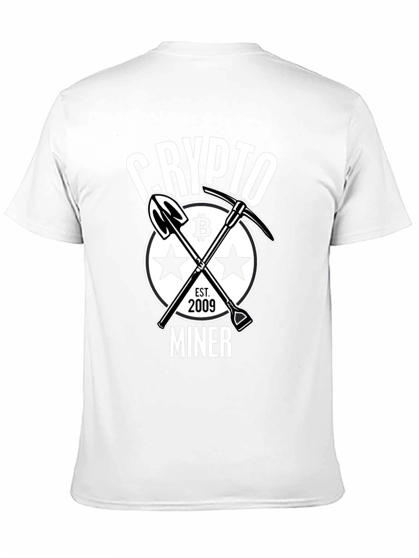 Black Crypto Miner Bitcoin Graphic Tee - Est. 2009 view 11