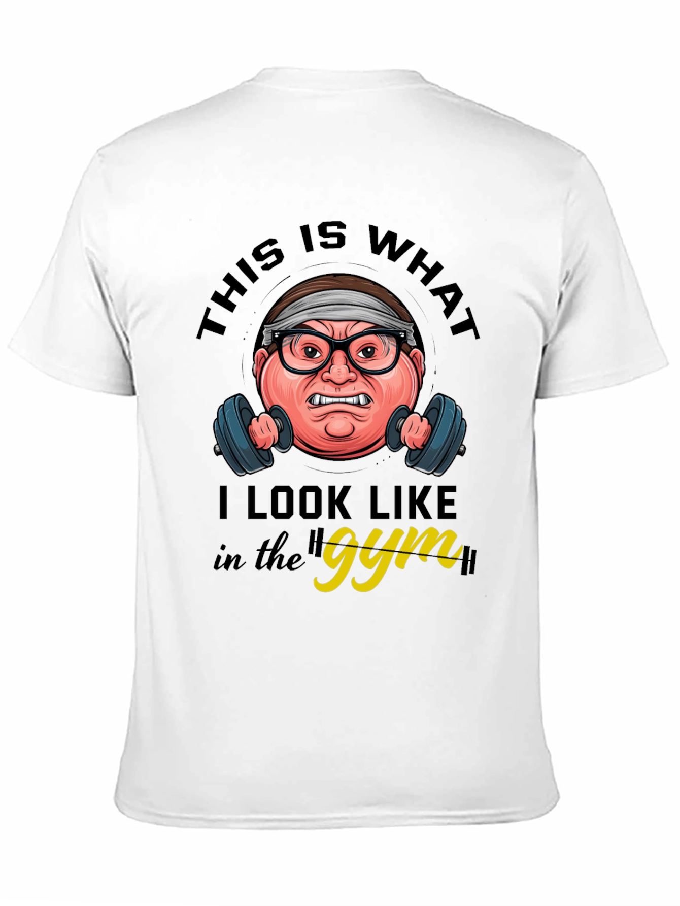 Black Gym Humor Graphic Tee - This Is What I Look Like view 11