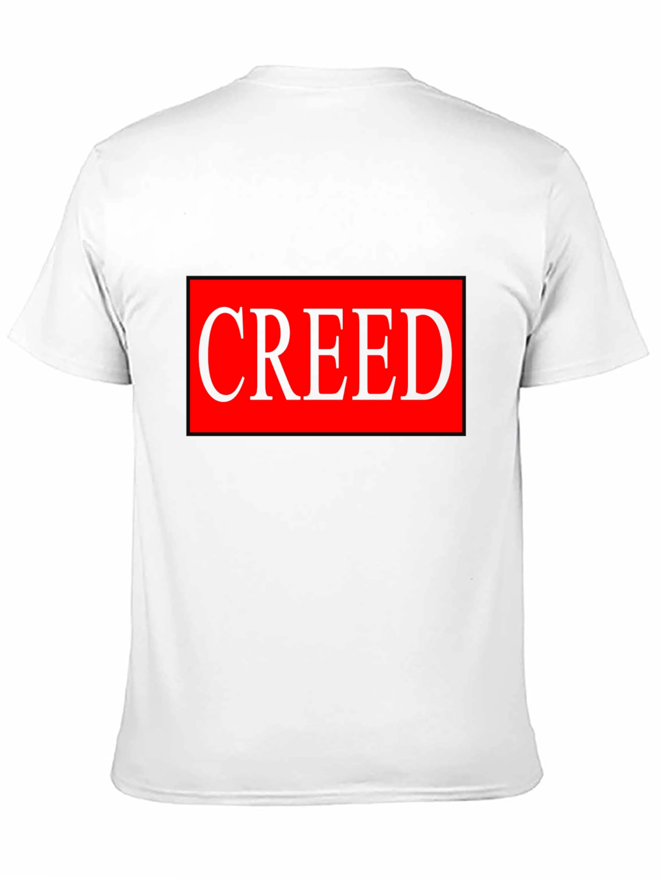 Black Creed Graphic T-Shirt - Black - Bold Statement Tee view 11