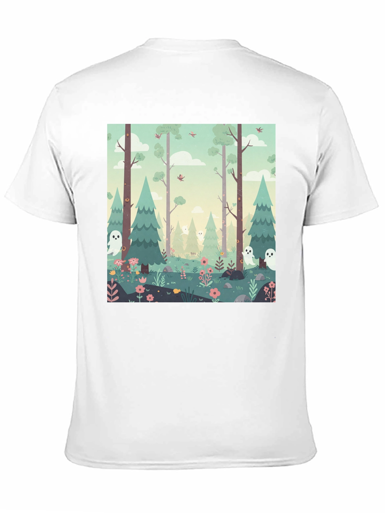 Spooky Forest Graphic Tee - Unique Halloween T-Shirt - 11