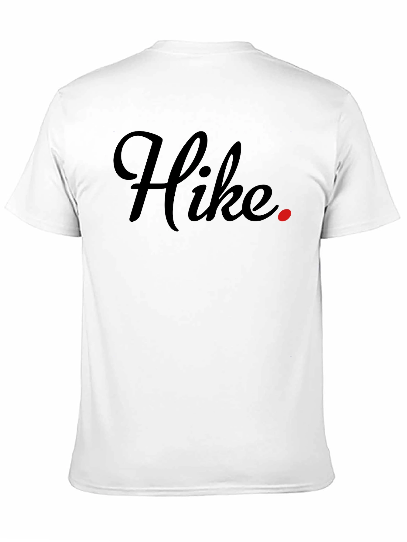 Black Hike Graphic Tee - Black Crew Neck Casual Shirt view 11