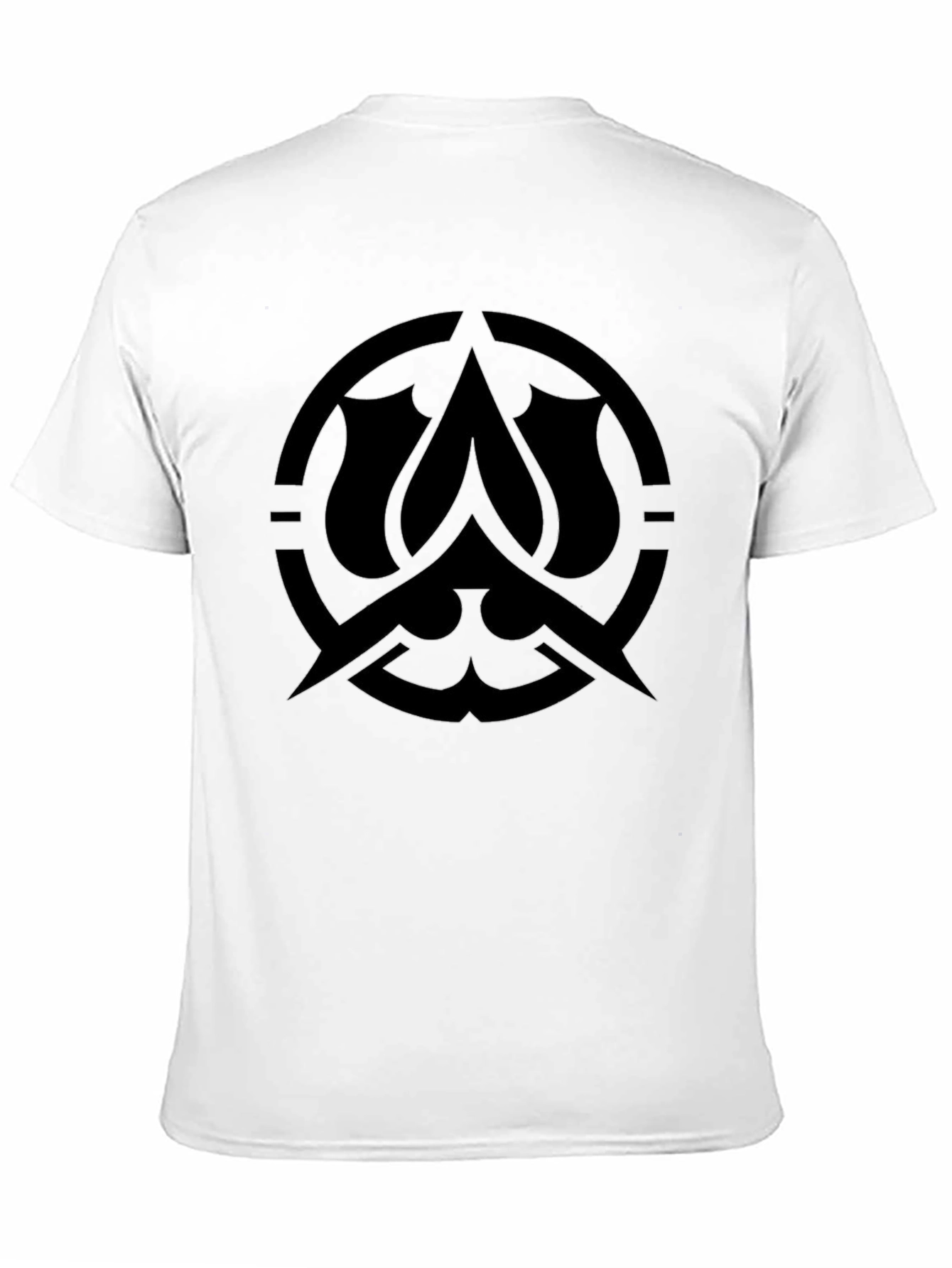 Black Black Graphic Tee - Bold Symbol Design view 11