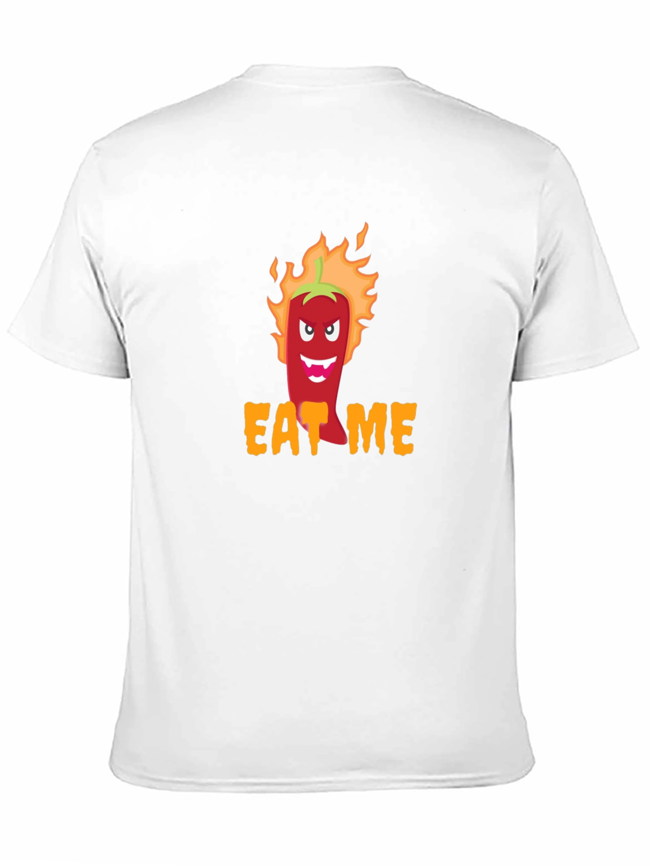 Eat Me Spicy Pepper Graphic Tee - Black T-Shirt - 11