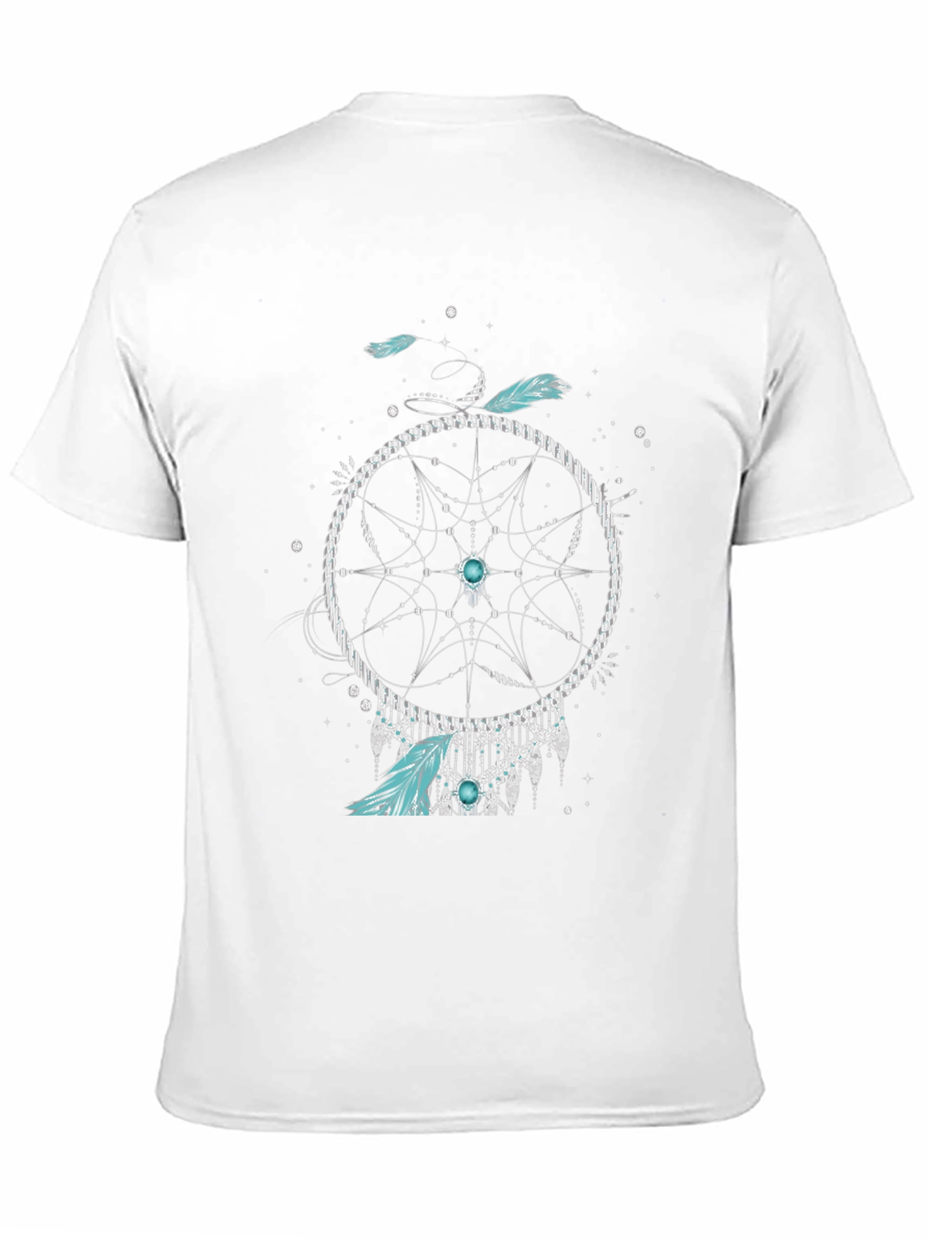 Black Dreamcatcher Graphic T-Shirt - Black view 11
