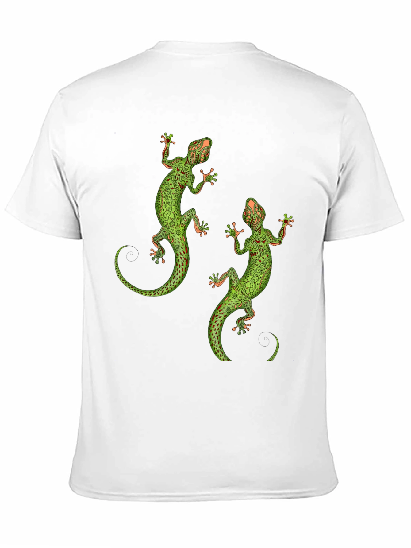 Black Lizard Graphic Tee - Unique Reptile Print view 11