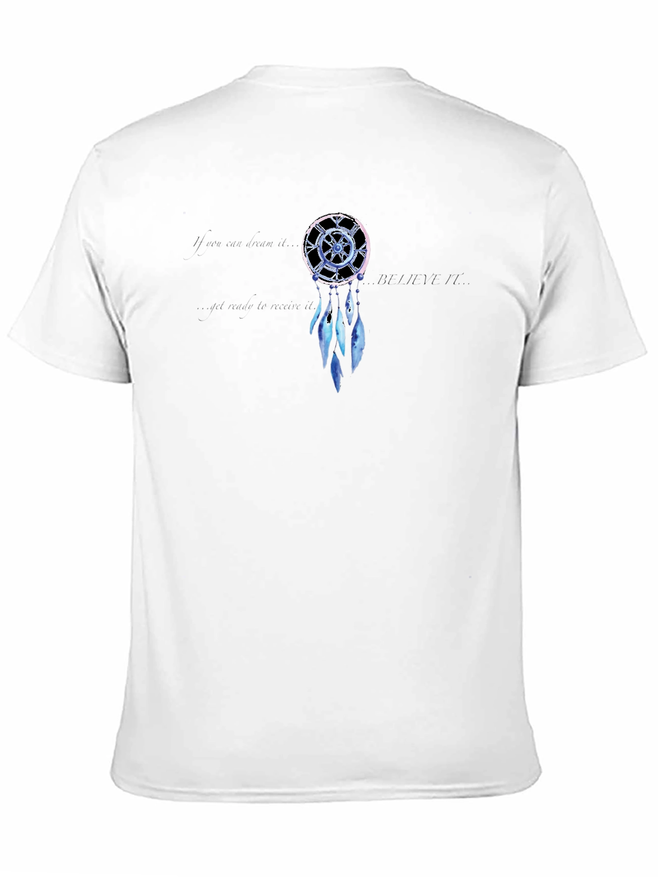 Black Dreamcatcher Believe Graphic T-Shirt view 11