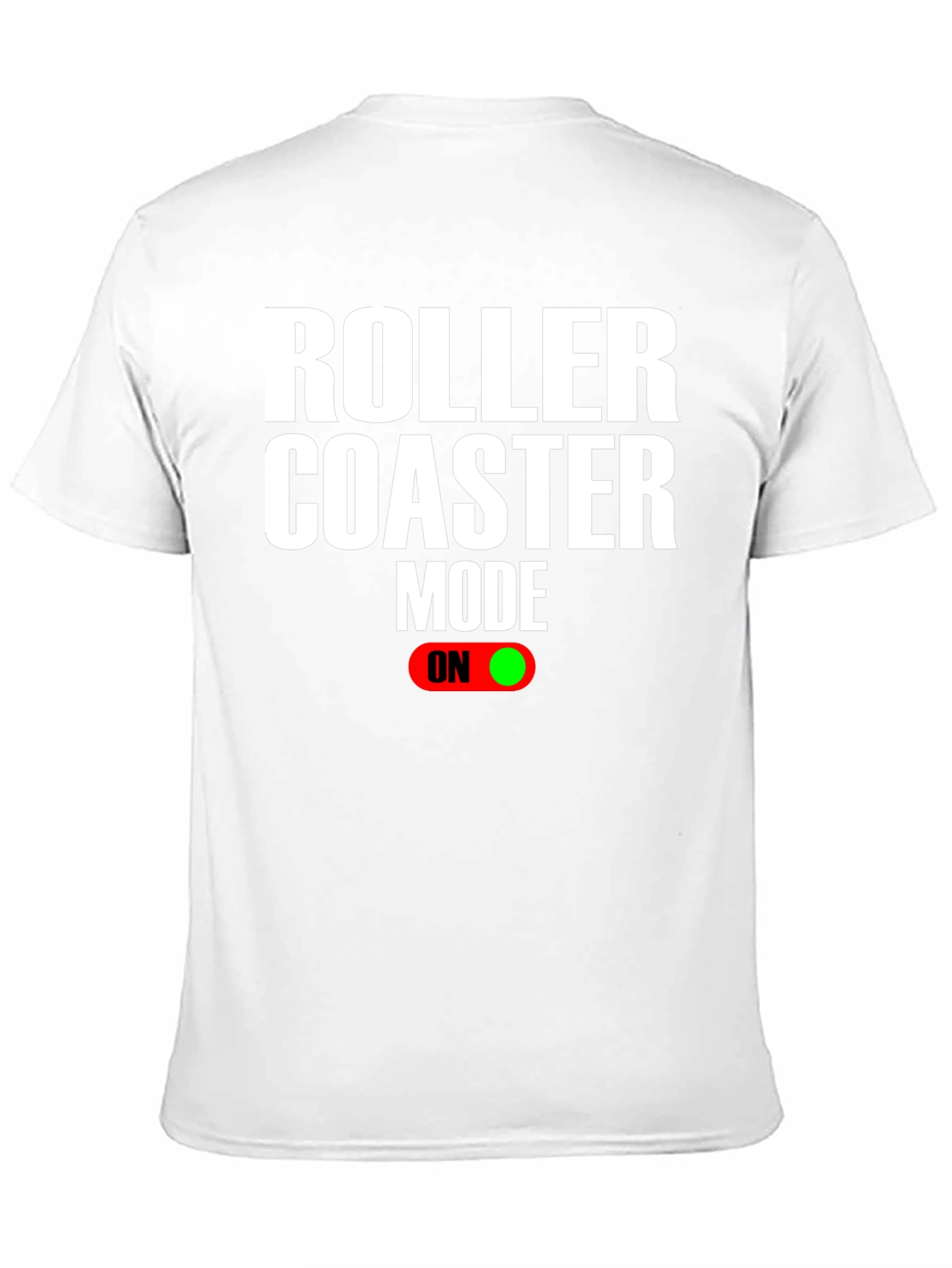 Black Roller Coaster Mode On T-Shirt view 11