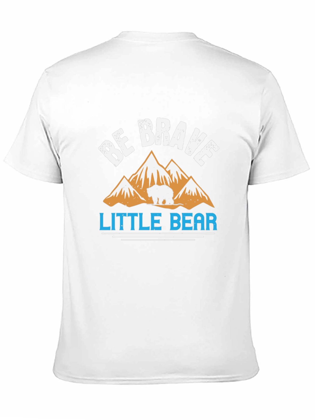 Black Be Brave Little Bear Graphic T-Shirt view 11