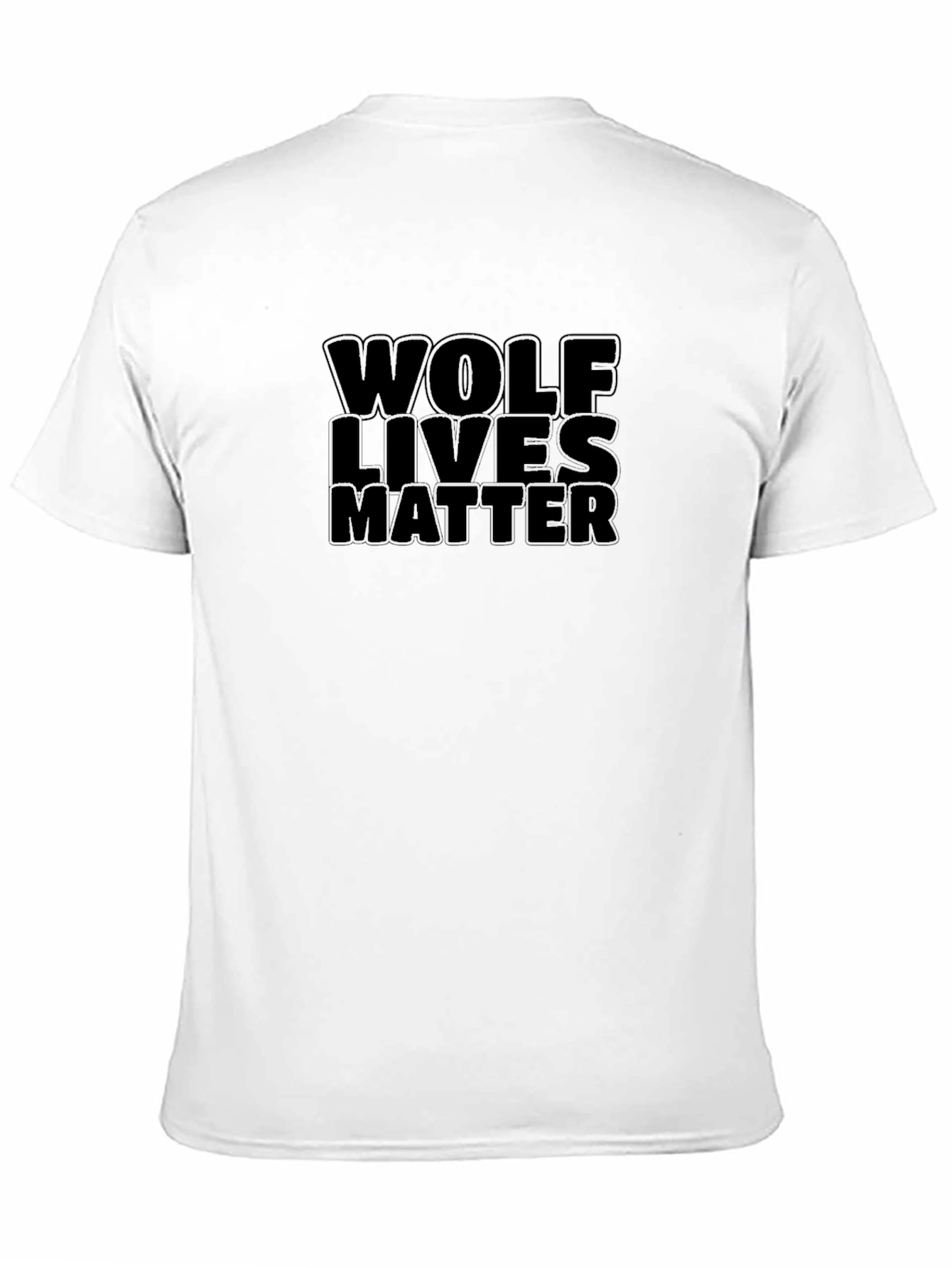 Black Wolf Lives Matter Graphic Tee view 11